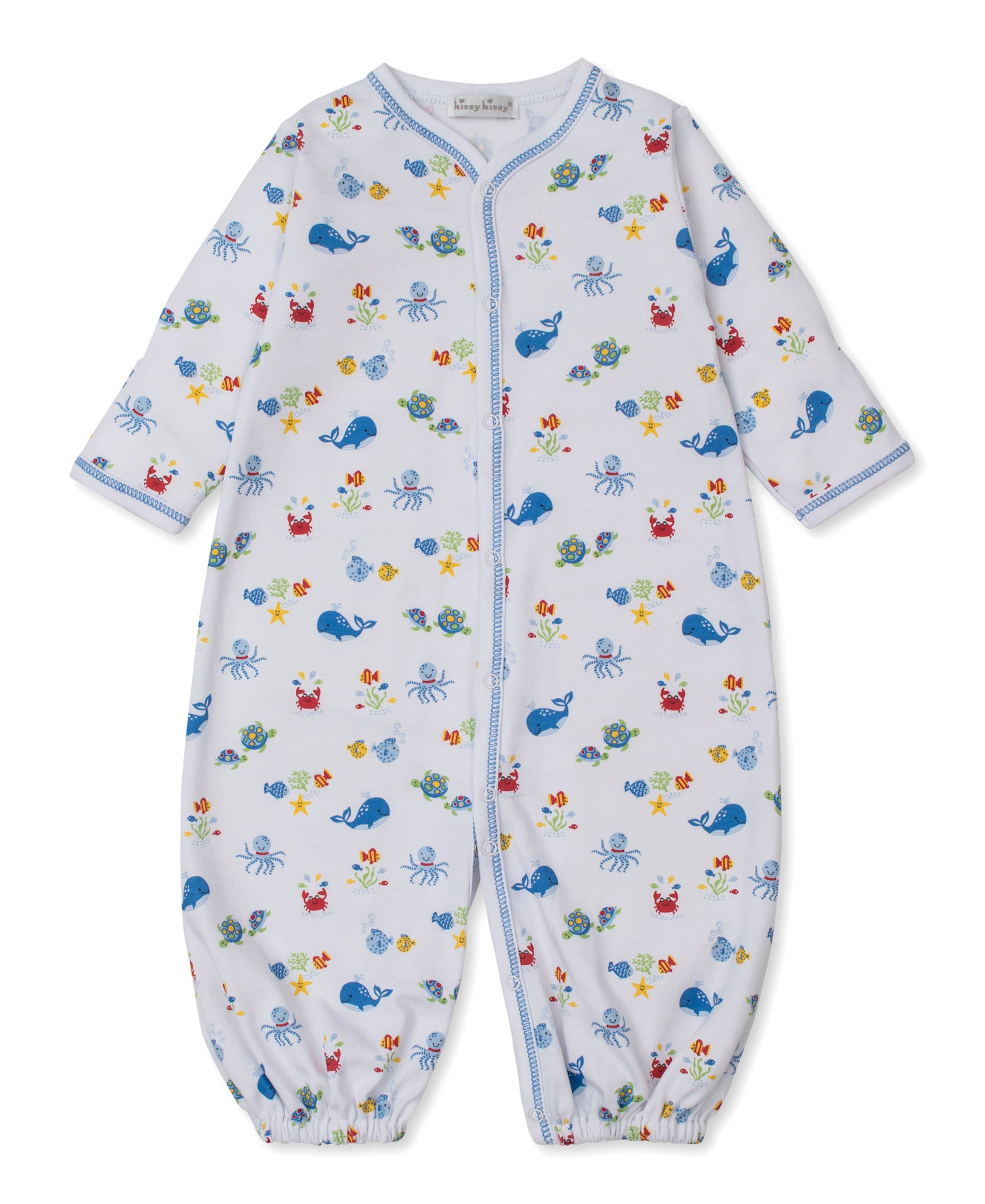 Ocean Antics Blue Convertible Gown