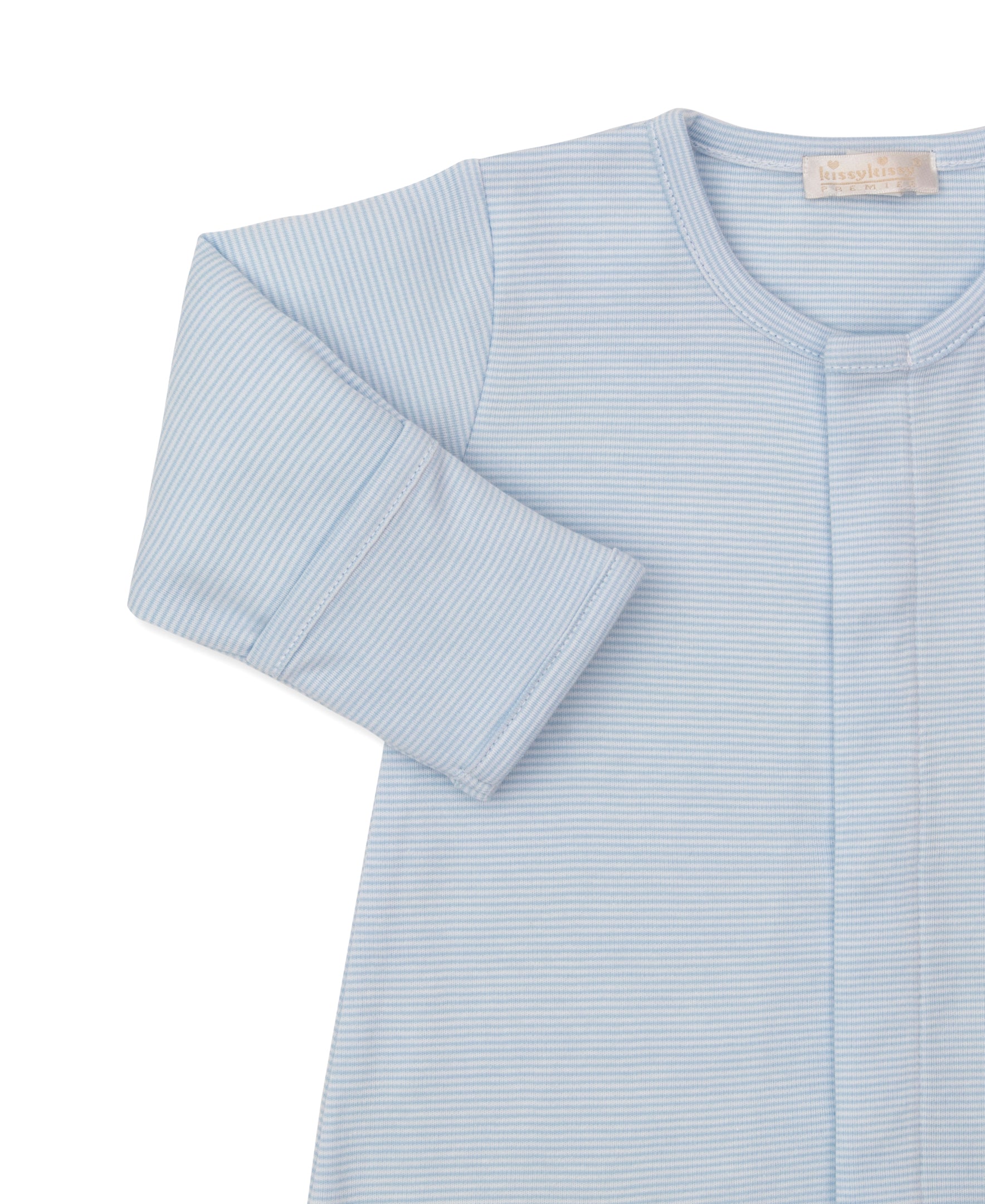 SCE Safari Party Blue Hand Emb. Stripe Conv. Gown - Kissy Kissy