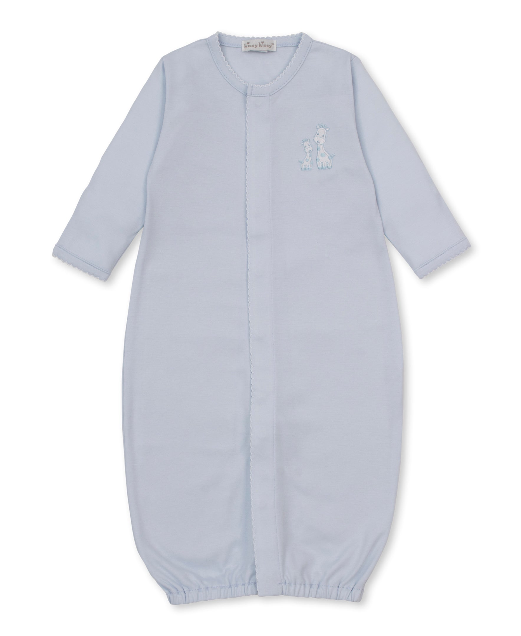 Giraffe Laughs Blue Convertible Gown - Kissy Kissy