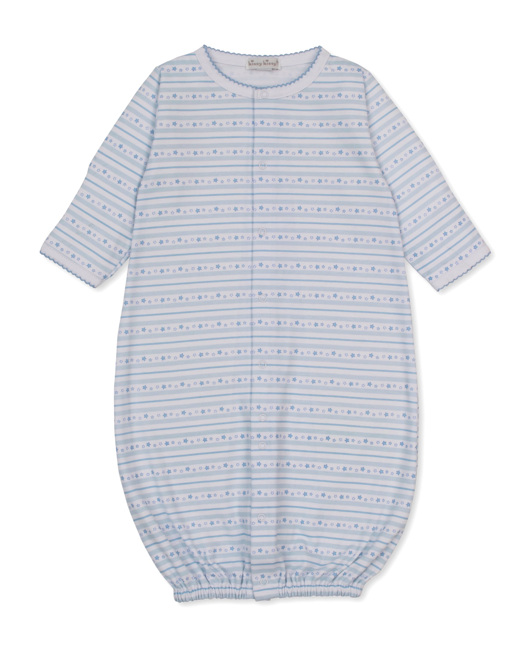 Starry Stripes Blue Convertible Gown