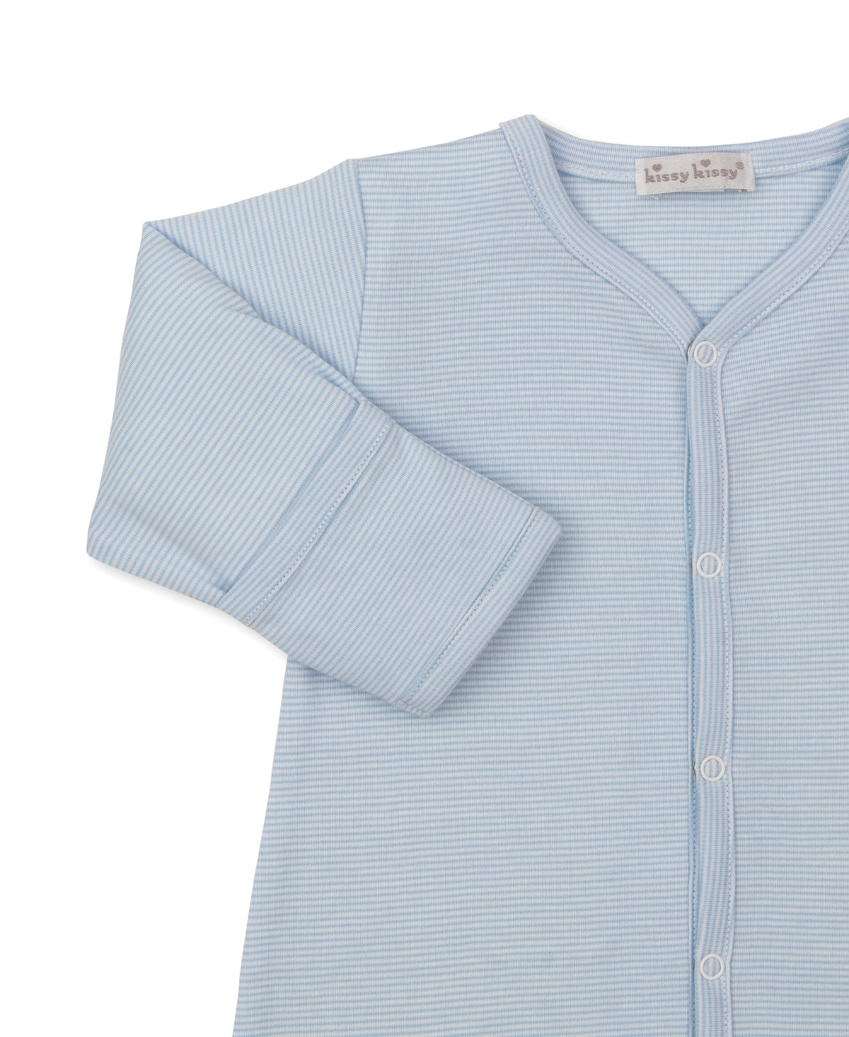 Puppy Play Blue Stripe Convertible Gown - Kissy Kissy