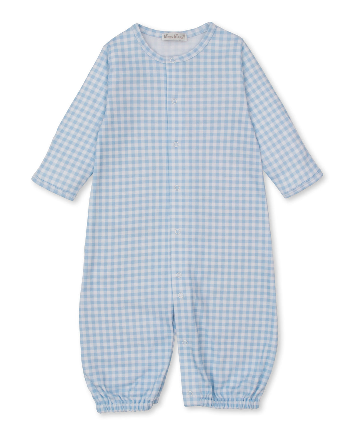 Gingham Traditions Blue Convertible Gown - Kissy Kissy