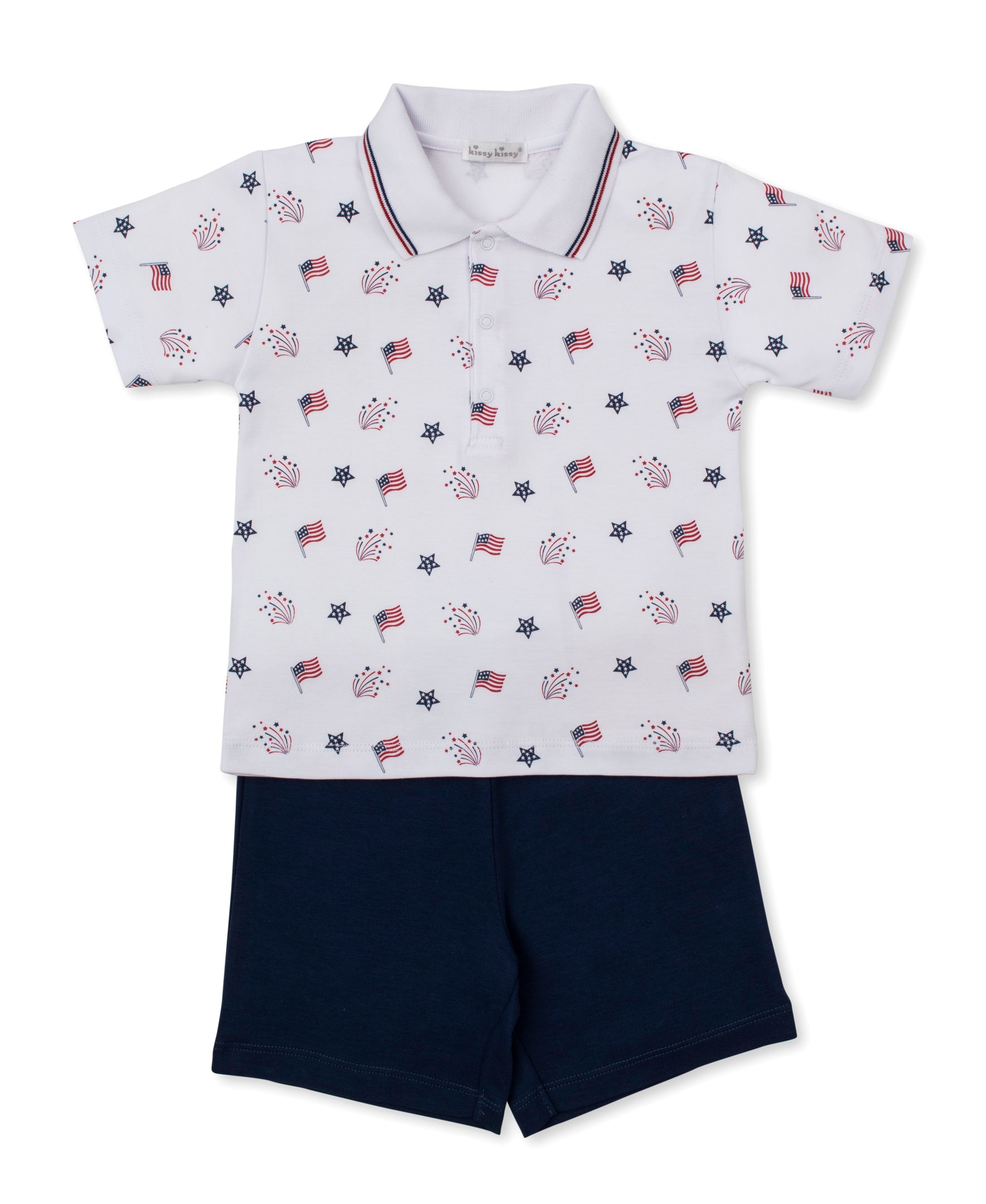 Star-Spangled Freedom Toddler Bermuda Set - Kissy Kissy