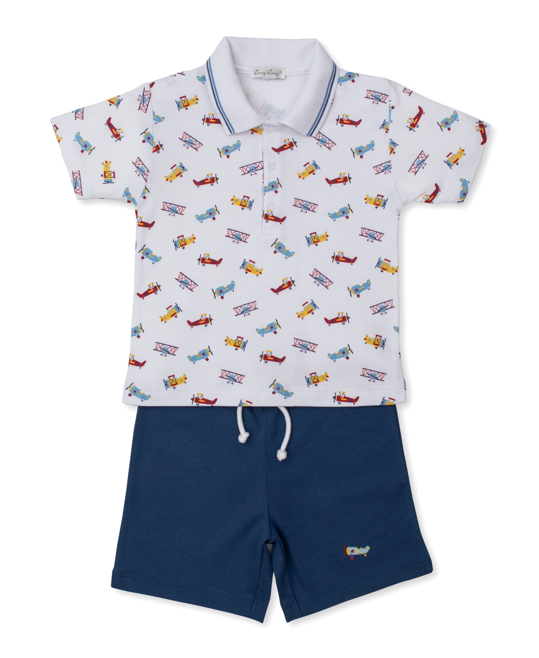 Let's Fly Away Toddler Bermuda Set
