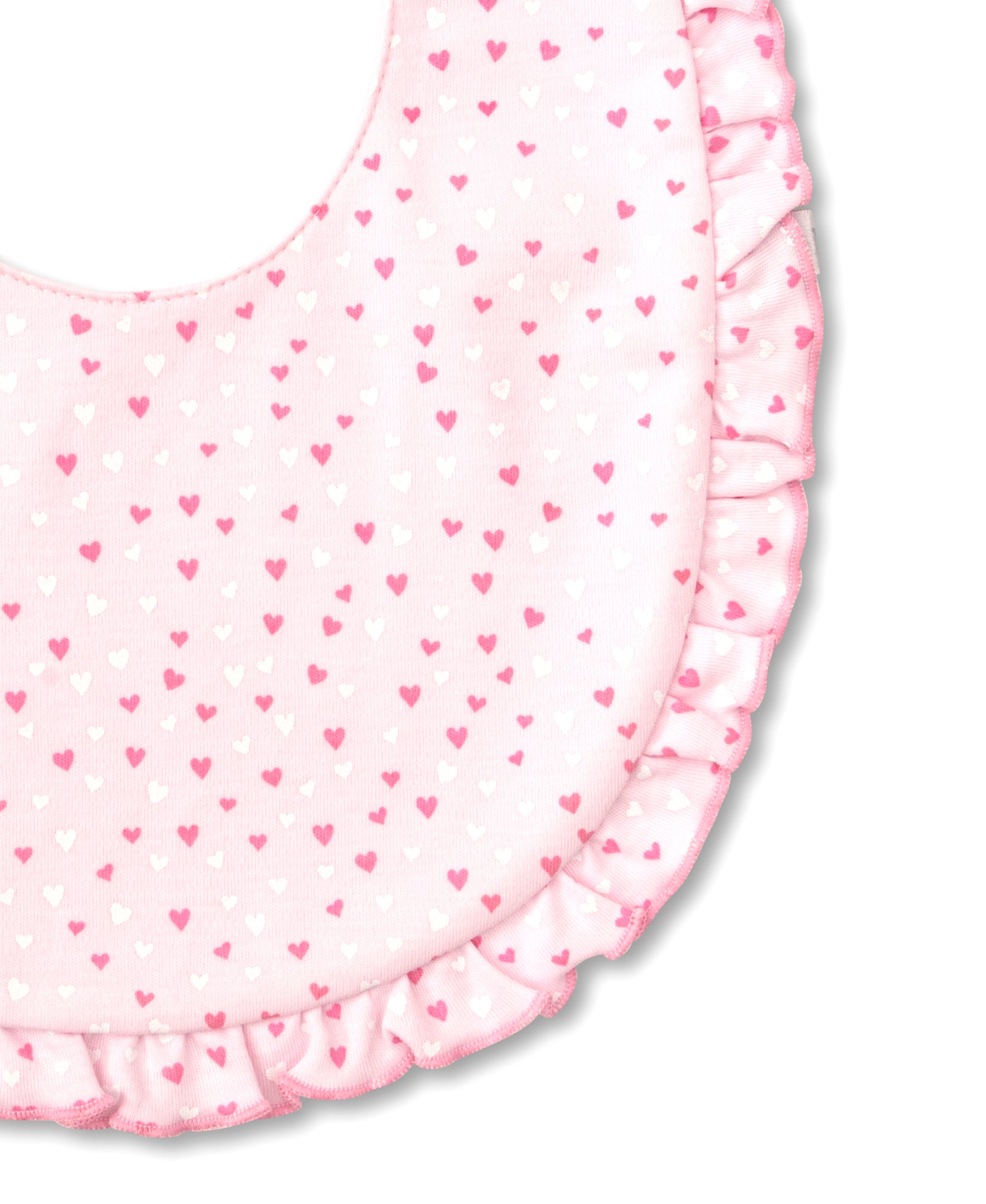 Kissy Sweethearts Pink Bib - Kissy Kissy