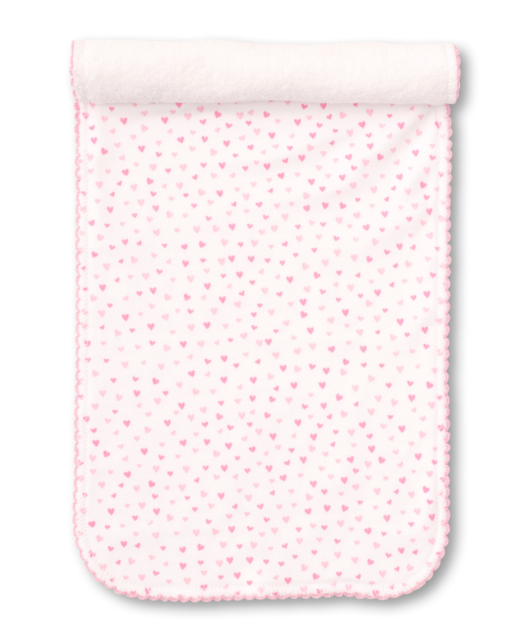 Kissy Sweethearts White Burp Cloth - Kissy Kissy