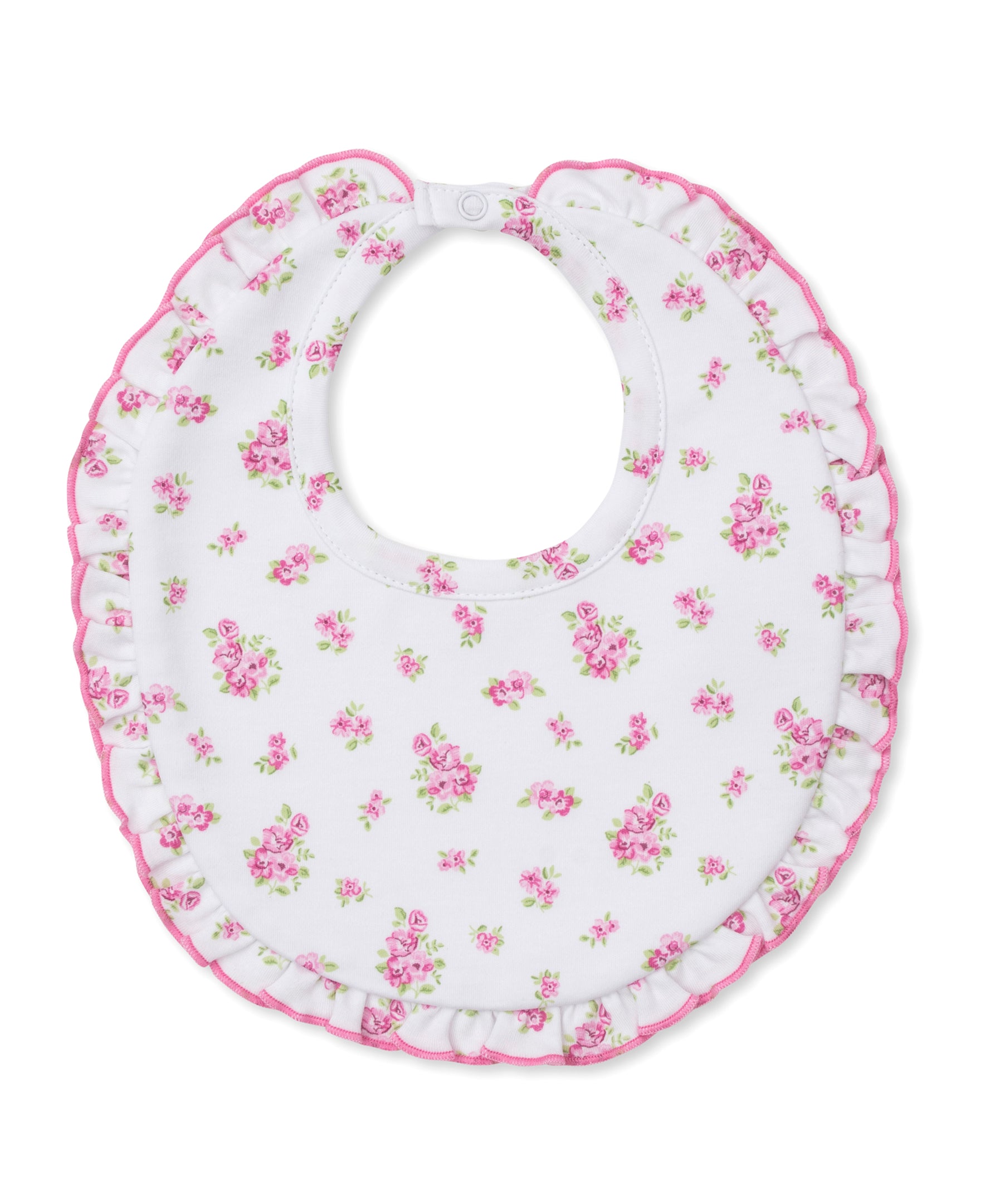 Roses and Blooms Pink Bib - Kissy Kissy