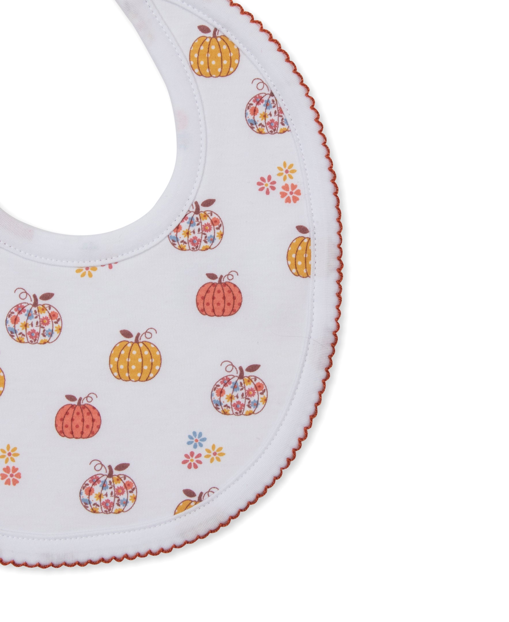 Patchwork Pumpkin Bib - Kissy Kissy