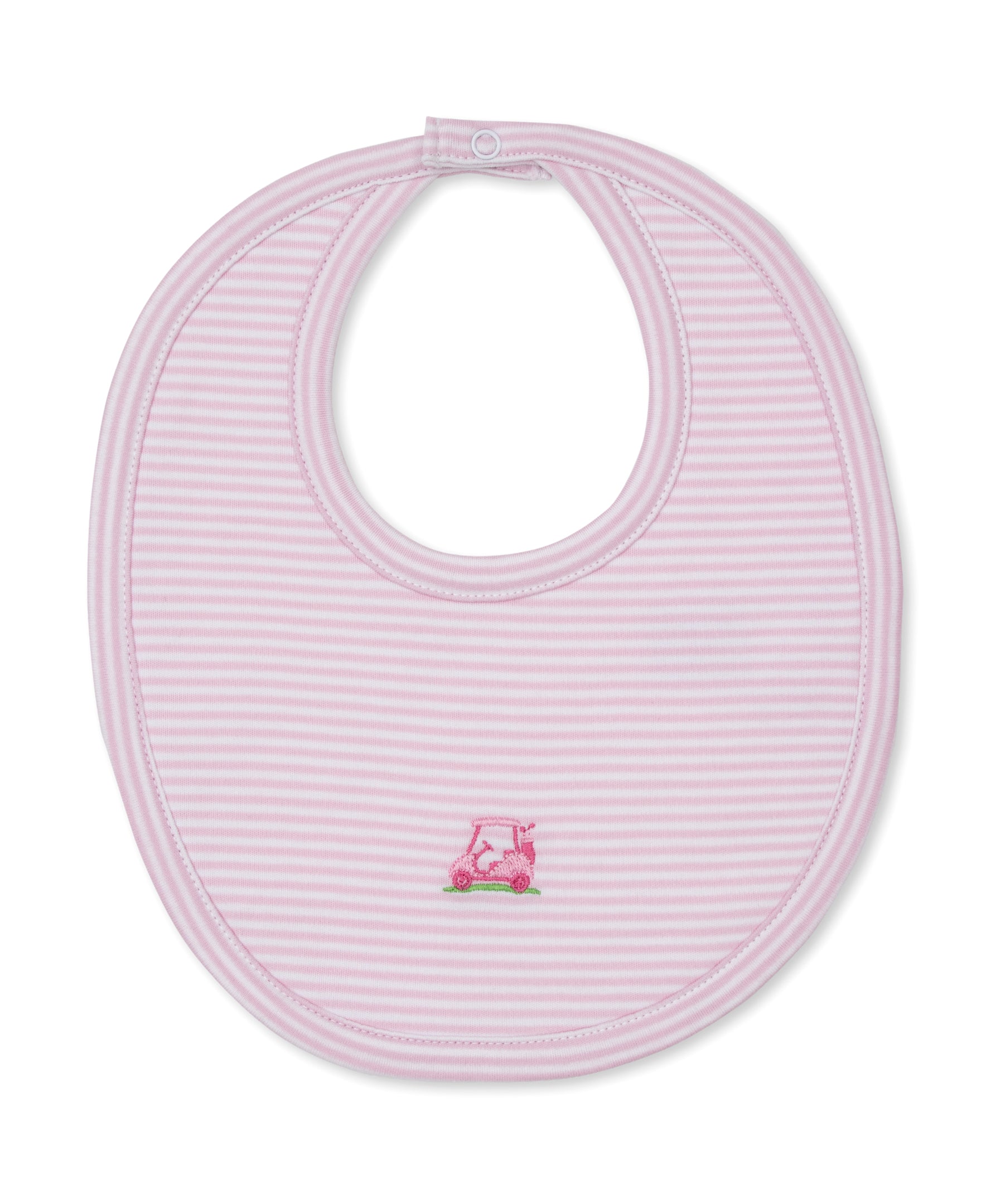 Golf Championship Pink Stripe Bib - Kissy Kissy