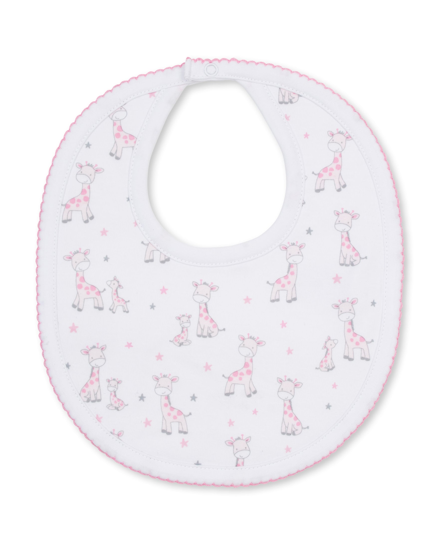 Just Giraffes Pink Bib - Kissy Kissy