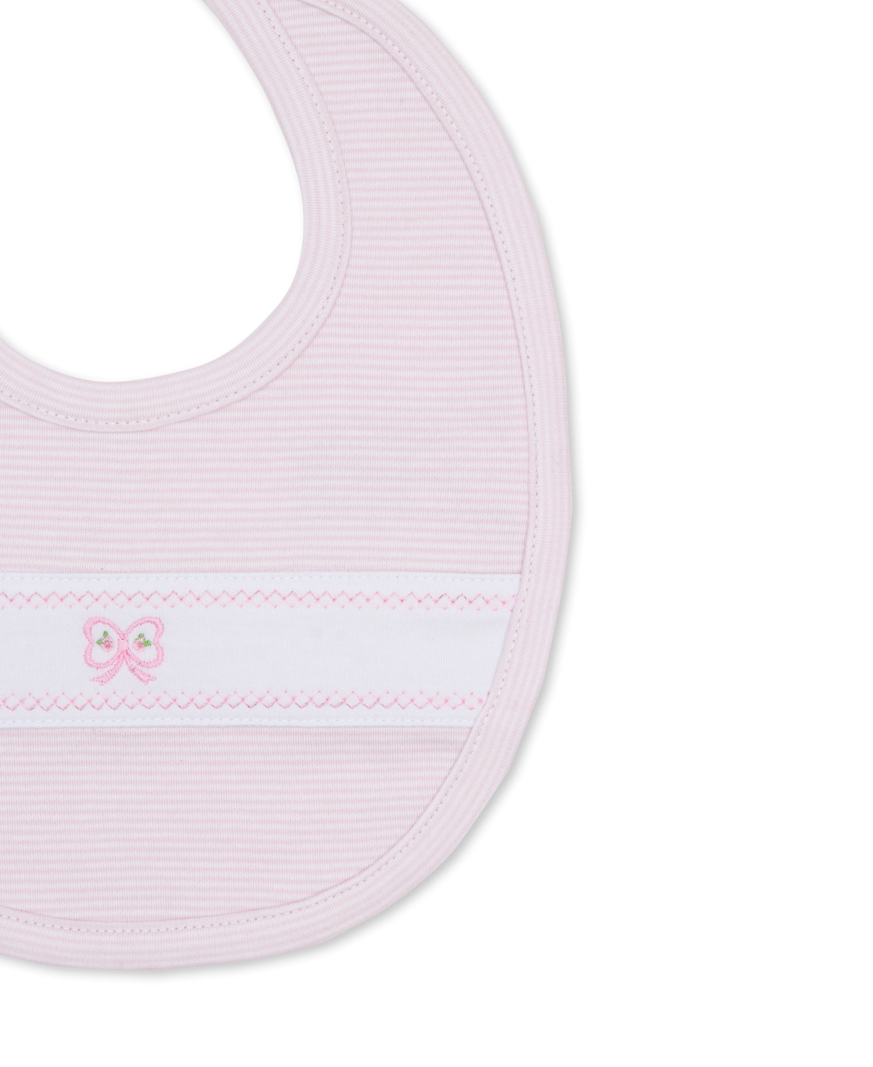 Classic Treasures FA26 Pink Stripe Bib