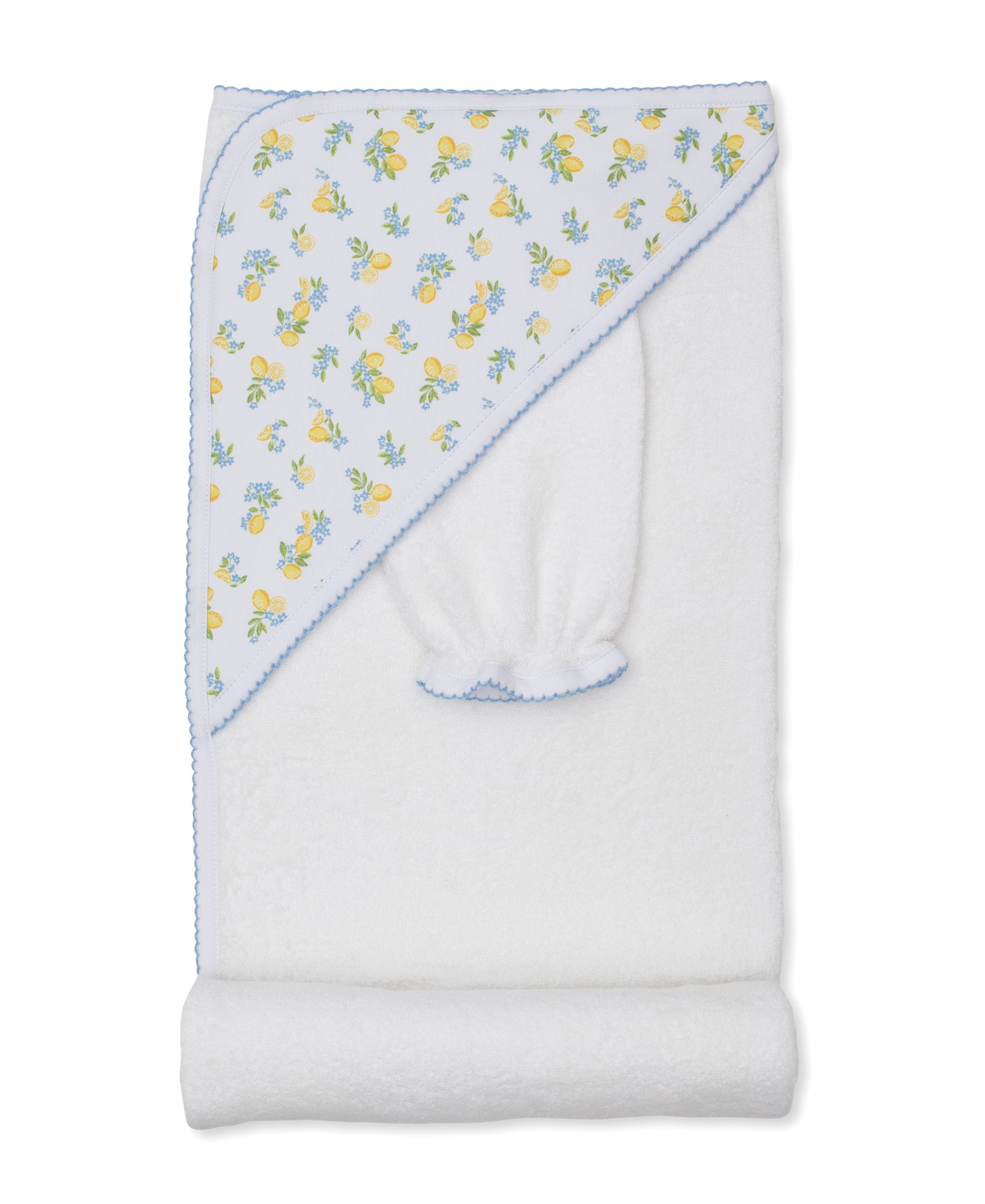 Lemon Blosssoms Towel & Mitt Set