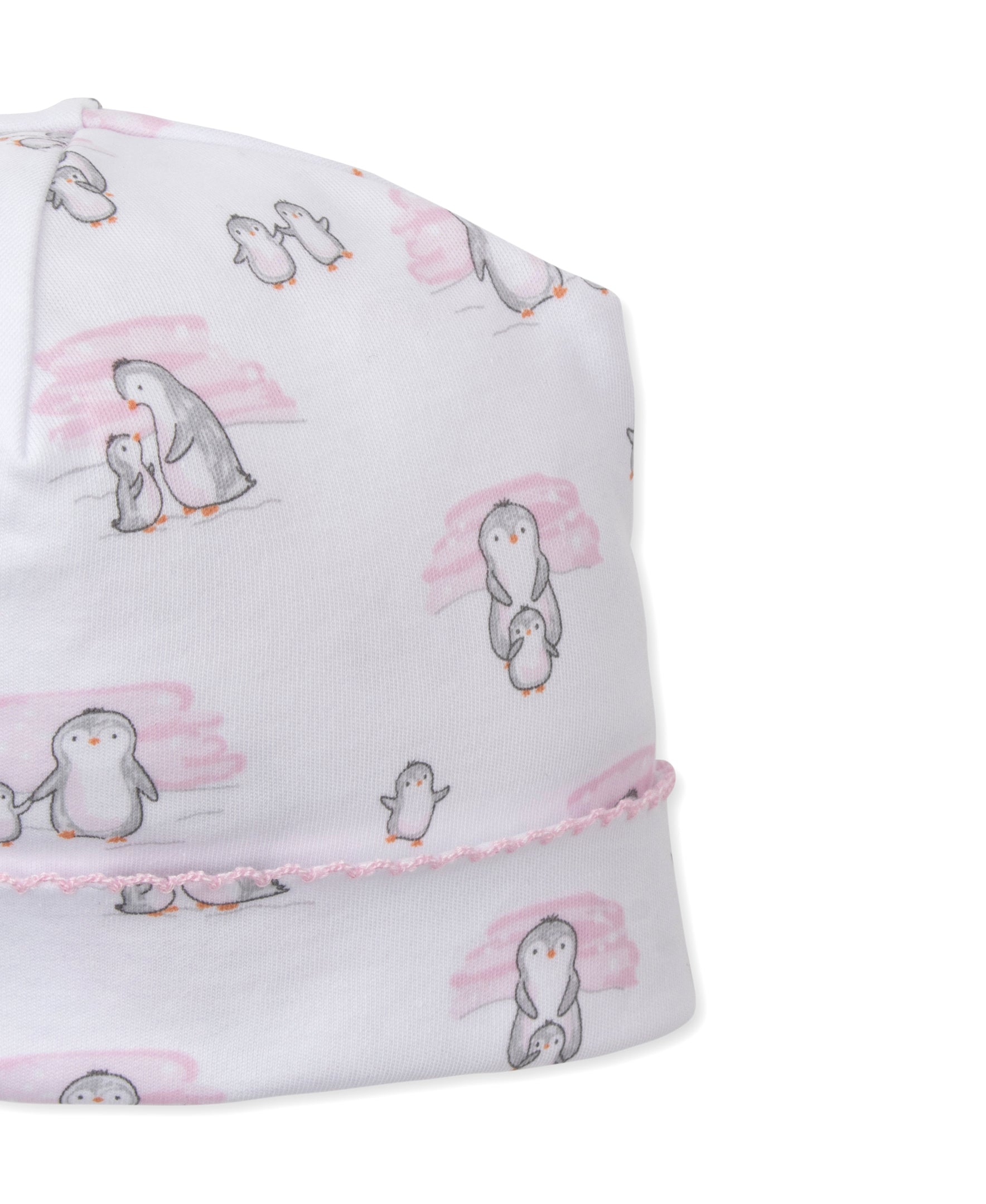 Snow Happy Penguins Pink Hat - Kissy Kissy