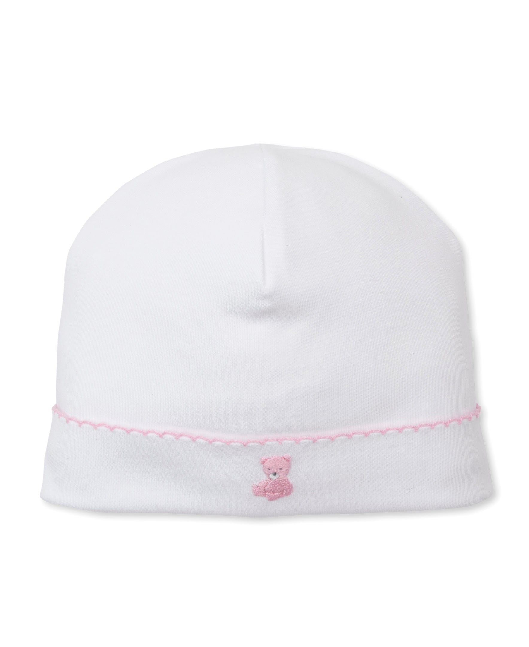 SCE Teddy Bear Time White/Pink Hand Emb. Hat - Kissy Kissy