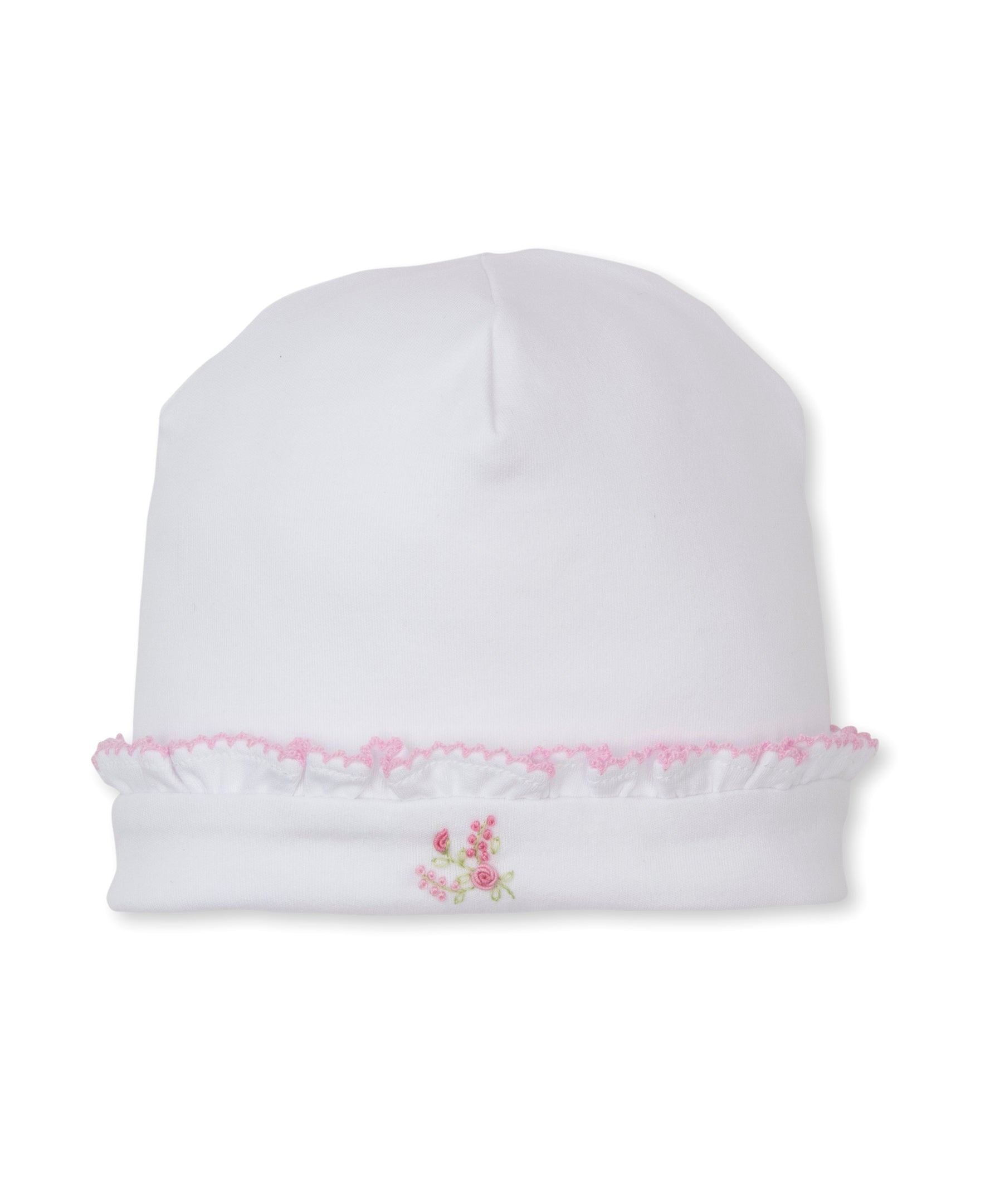 SCE Victorian Roses White/Pink Hand Emb. Hat