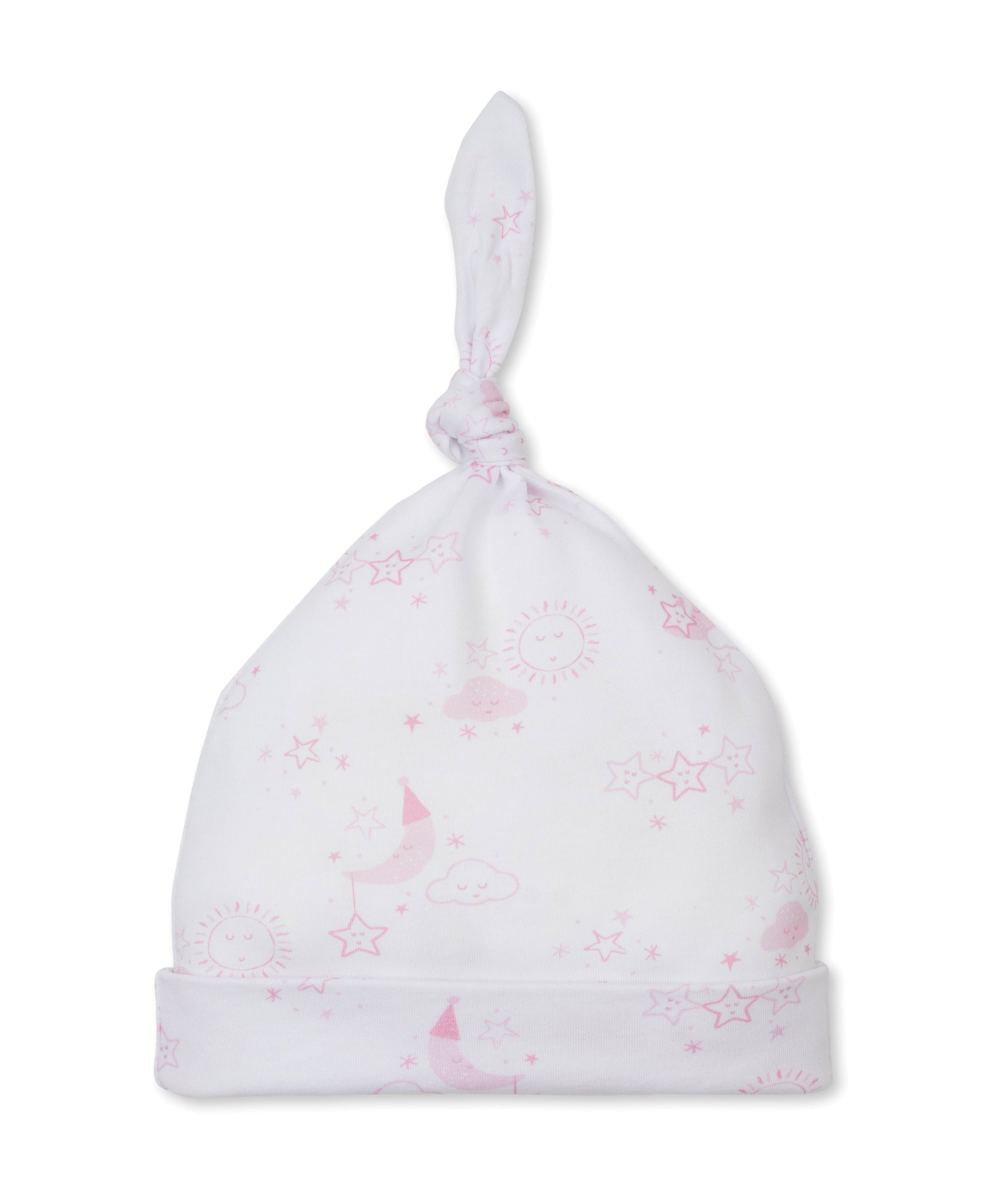 Nightfall Pink Knotted Hat - Kissy Kissy