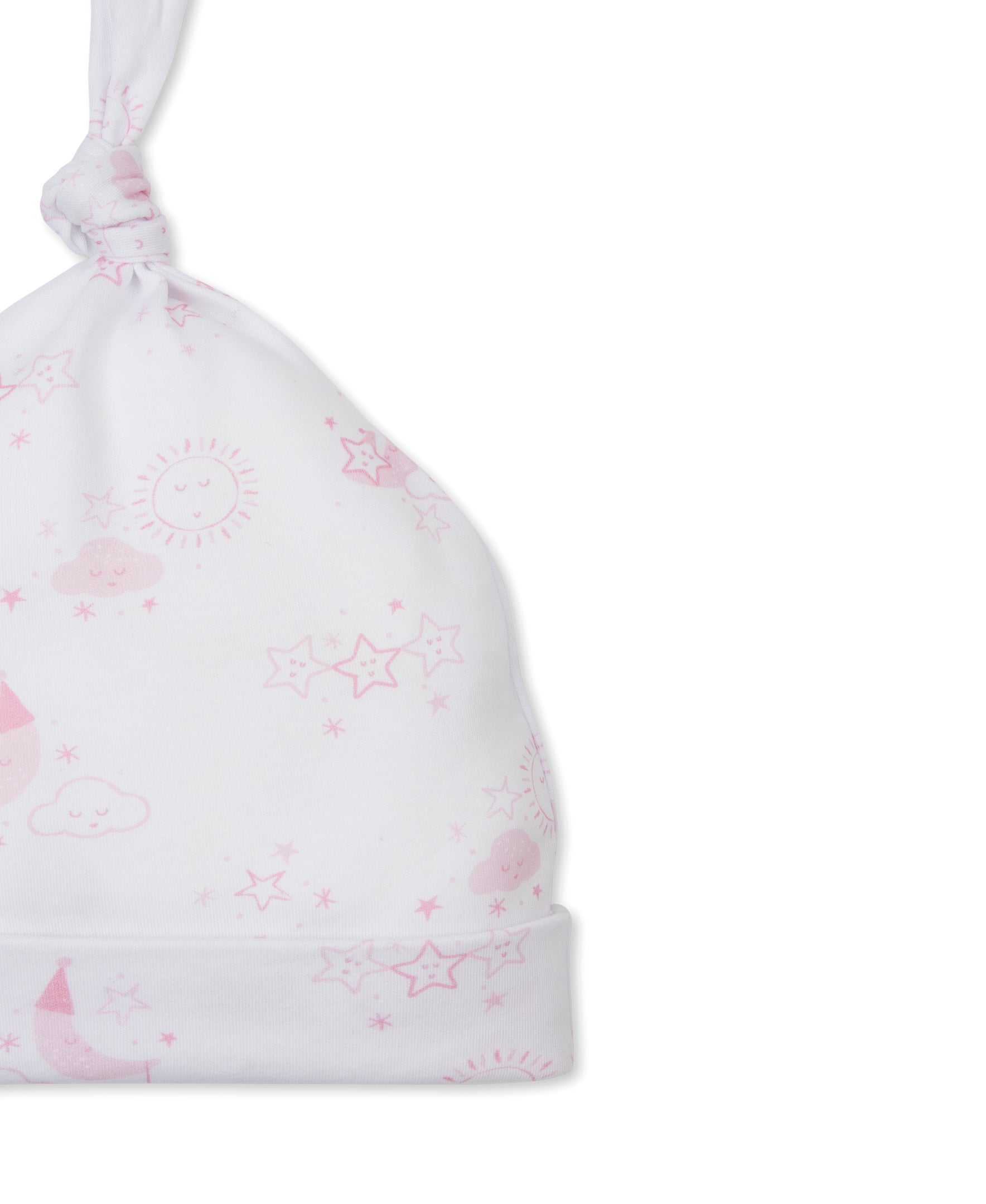 Nightfall Pink Knotted Hat - Kissy Kissy