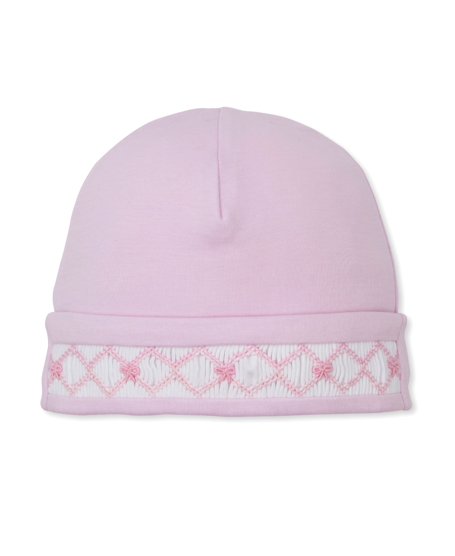 CLB Summer Bows 26 Pink Hand Smocked Hat - Kissy Kissy