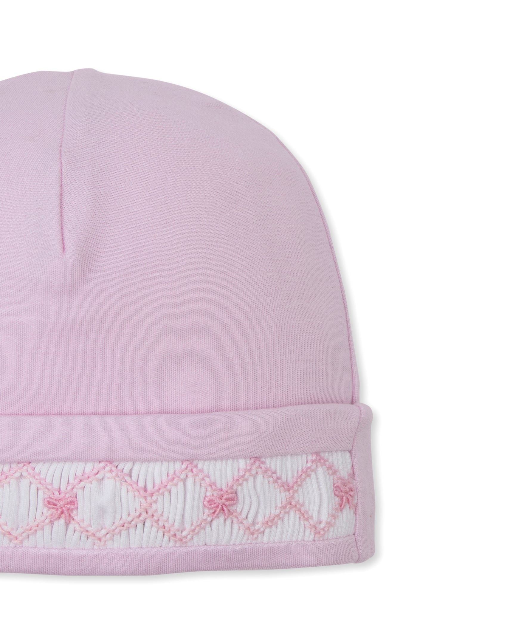 CLB Summer Bows 26 Pink Hand Smocked Hat - Kissy Kissy