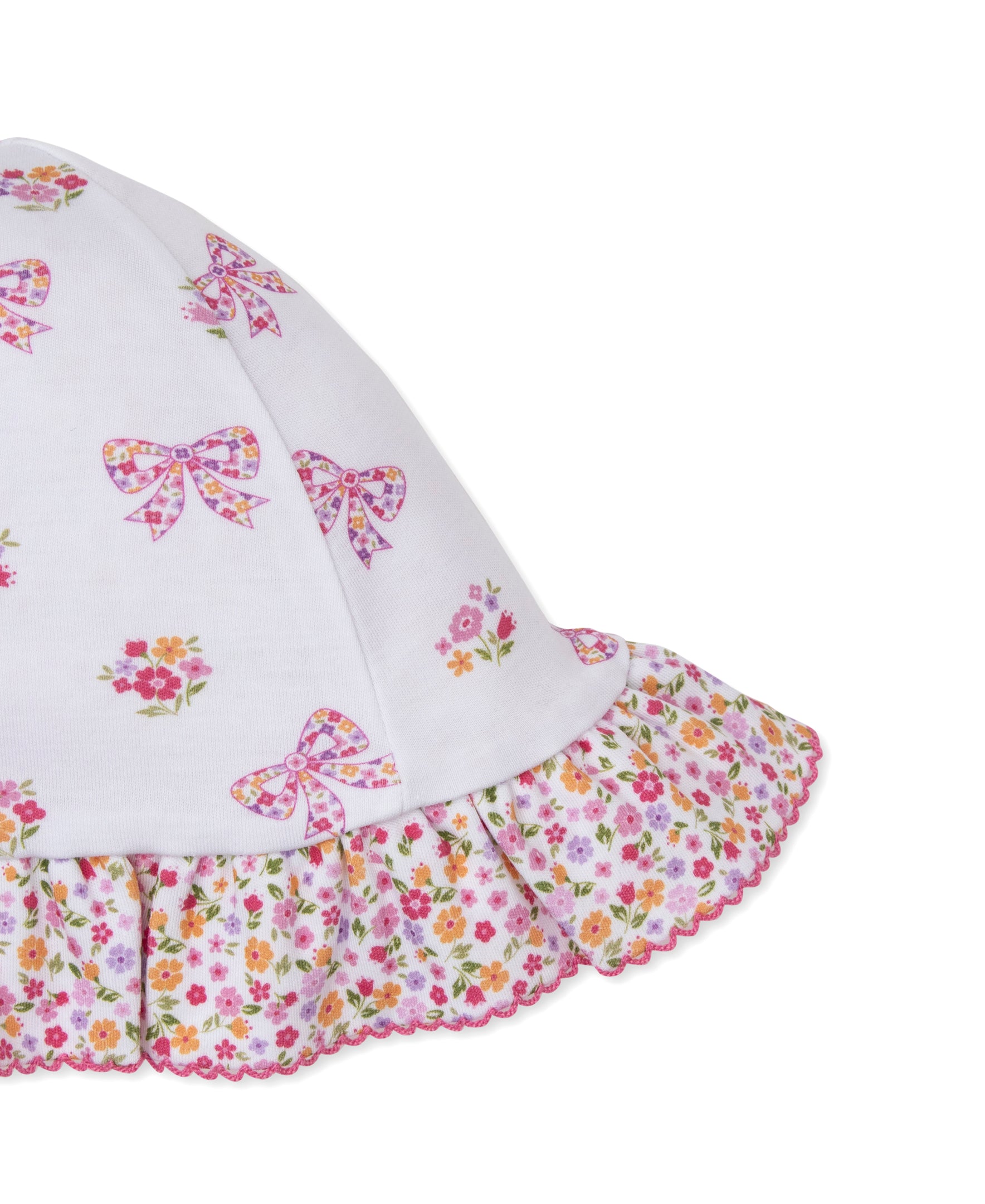 Blossoming Bows Reversible Floppy Hat - Kissy Kissy