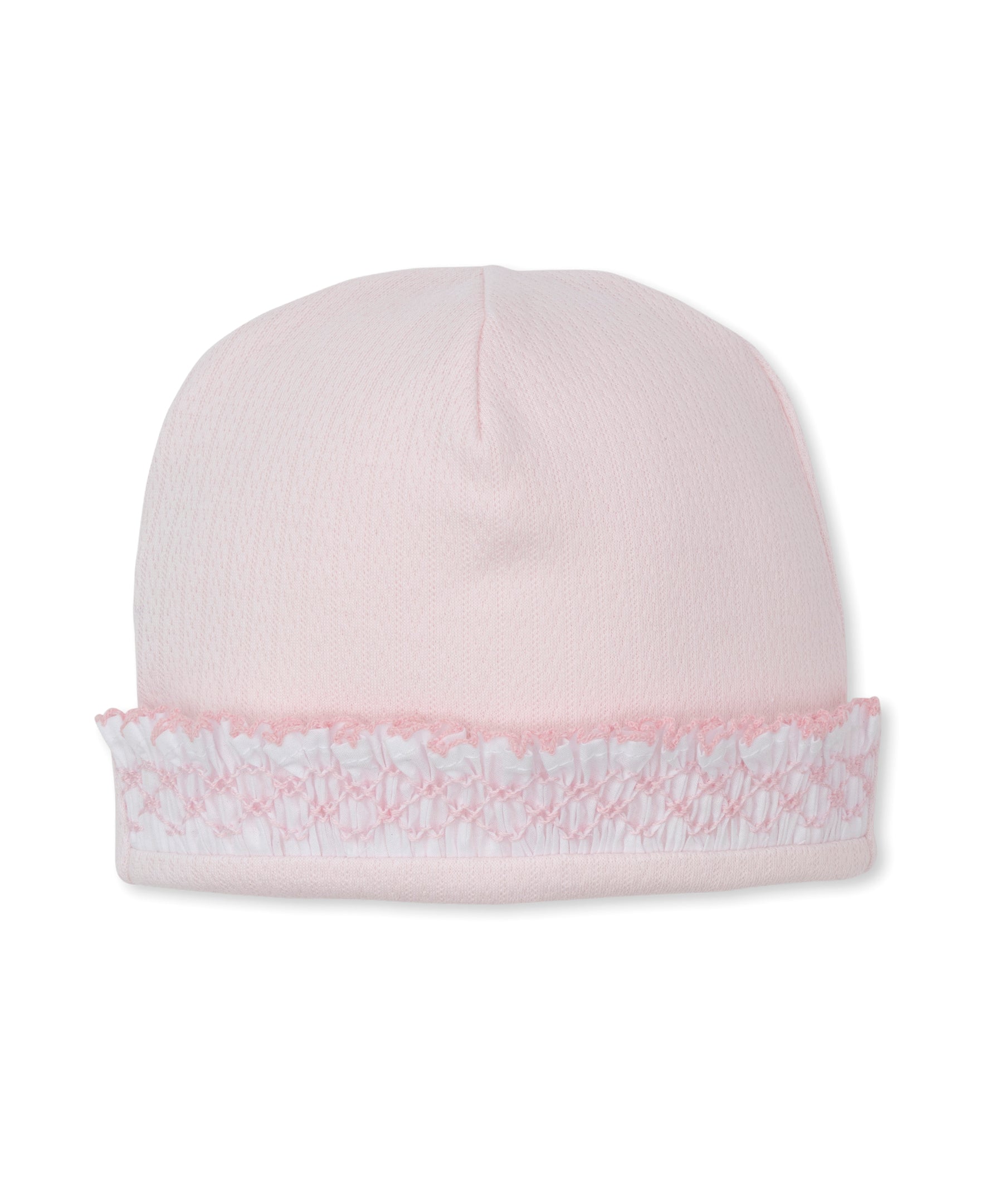 CLB Smocked Ruffle Pink Hat - Kissy Kissy