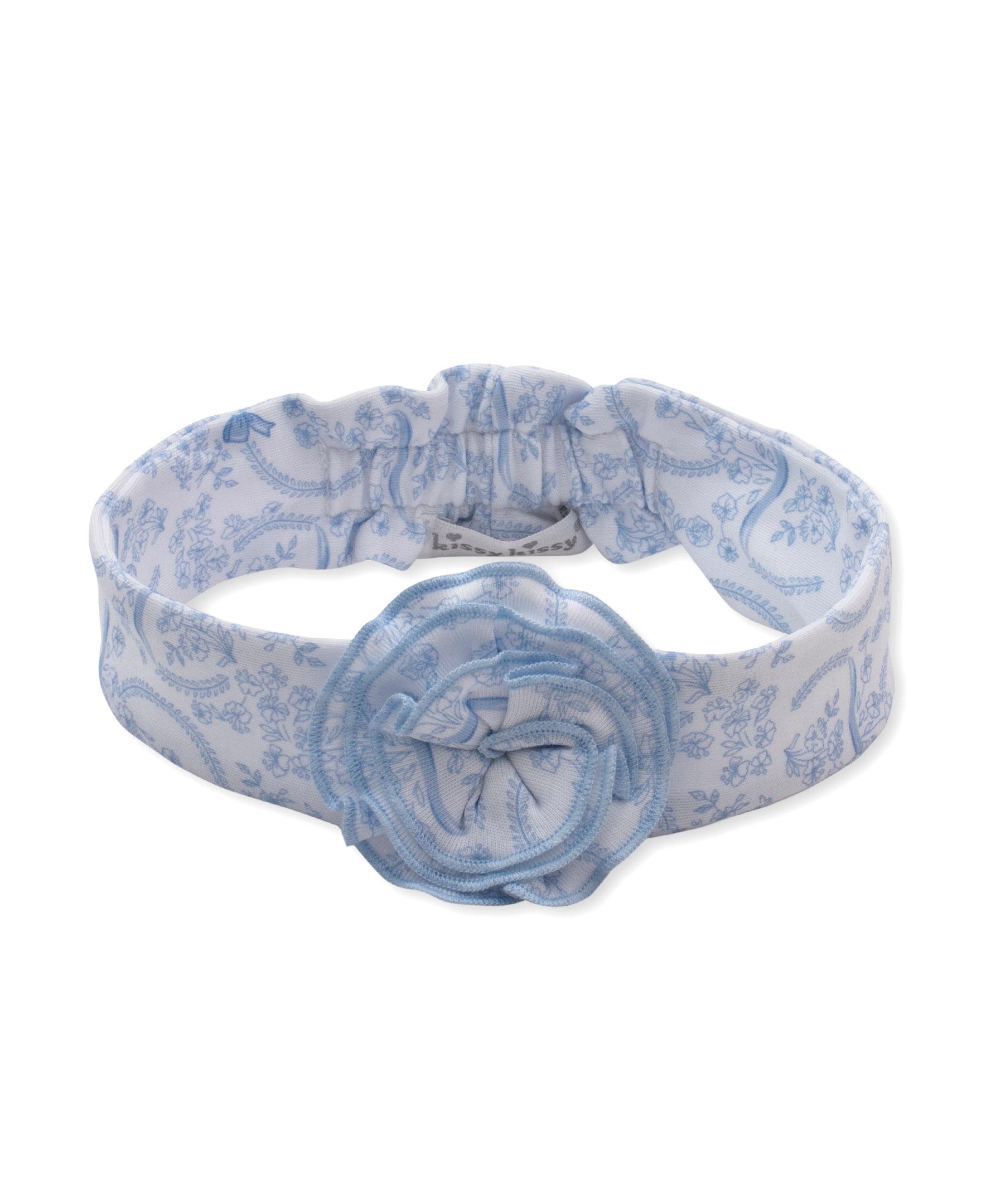 Delicate Blooming Bows Blue Headband - Kissy Kissy