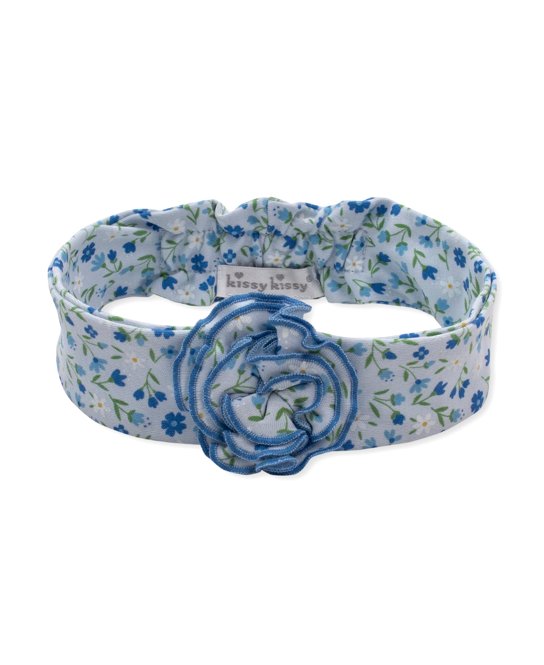 Pretty Petals Blue Headband - Kissy Kissy