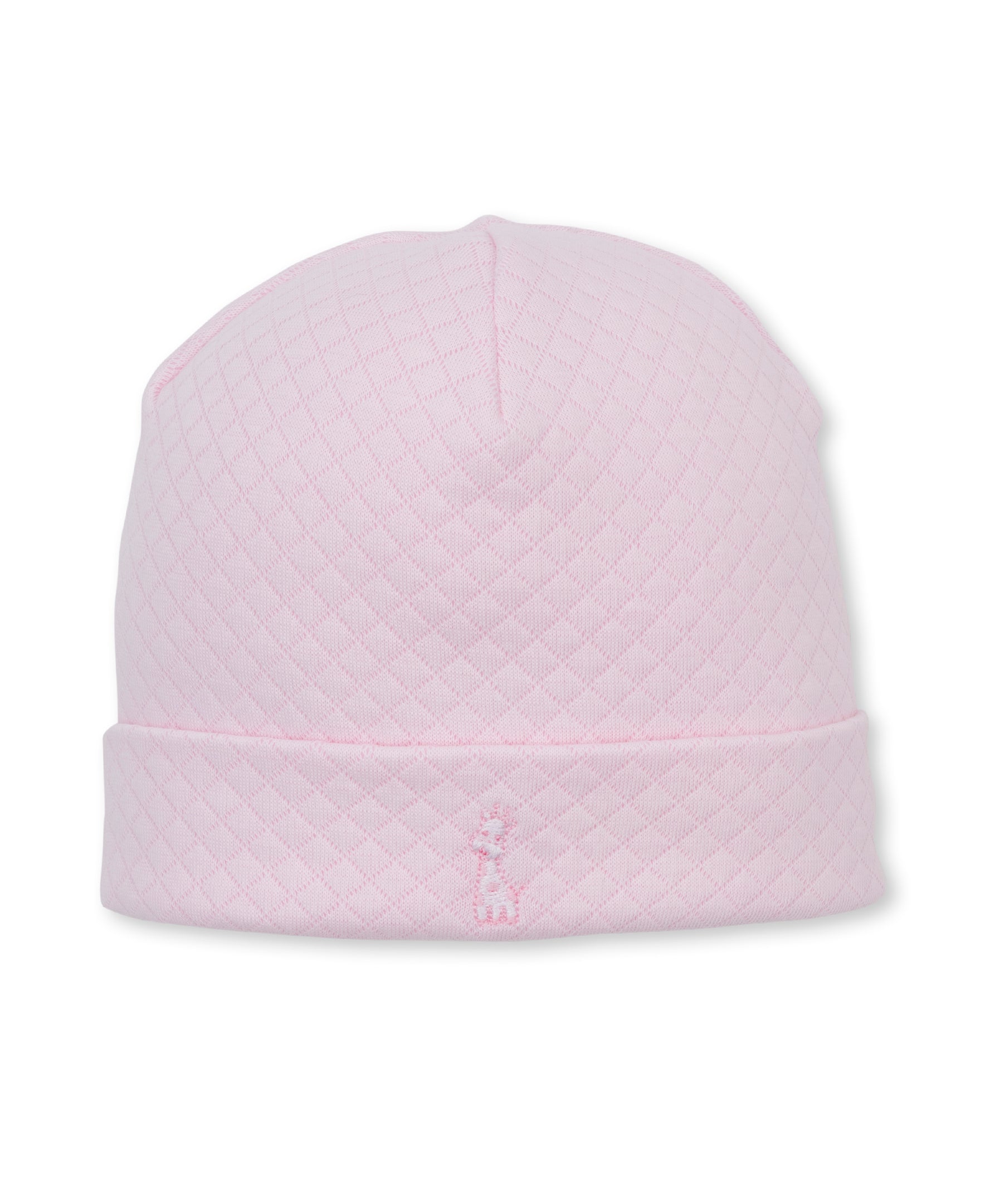 Giraffe Laughs Pink Jacquard Hat - Kissy Kissy
