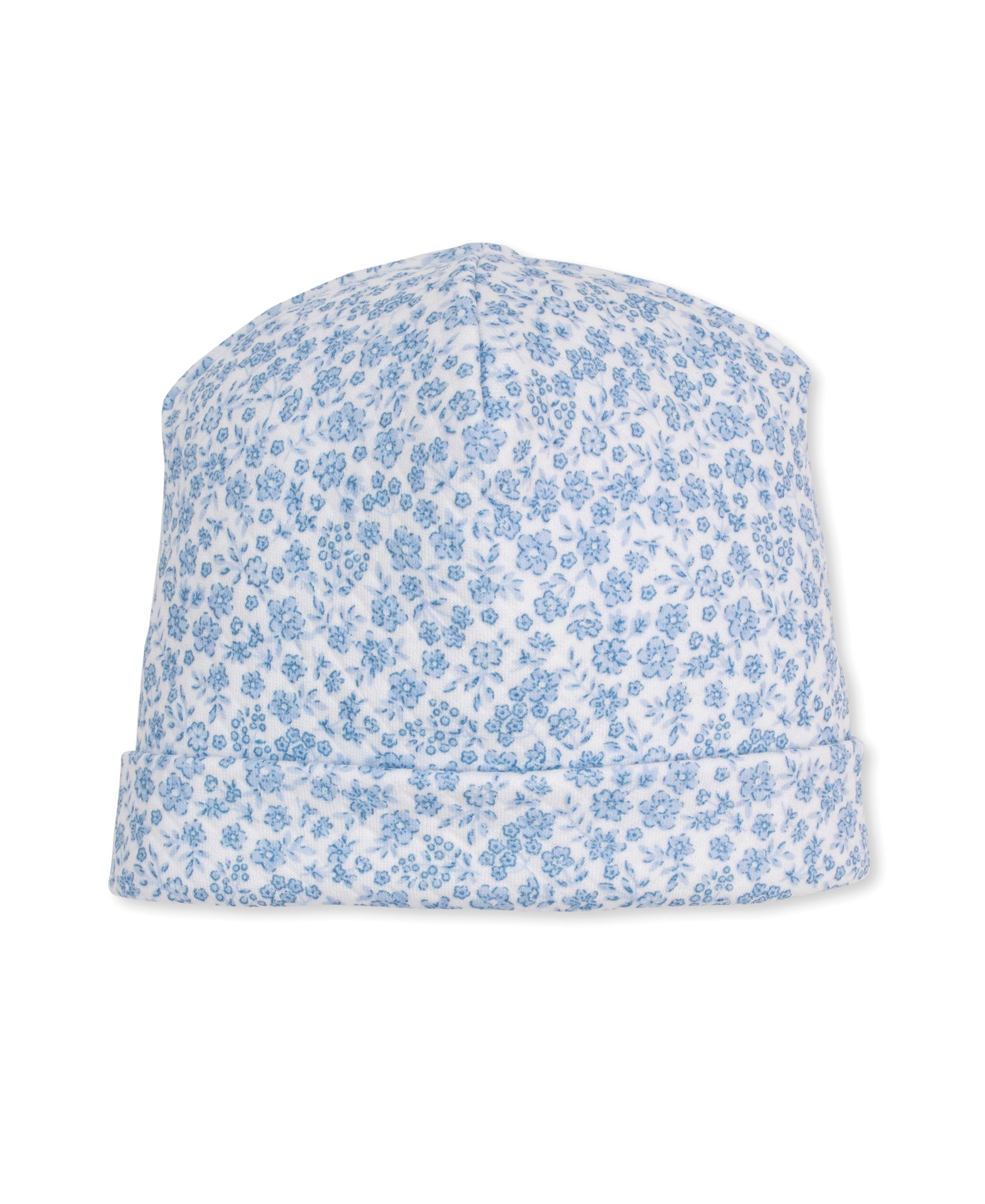 Fall Blooms Blue Jacquard Hat - Kissy Kissy