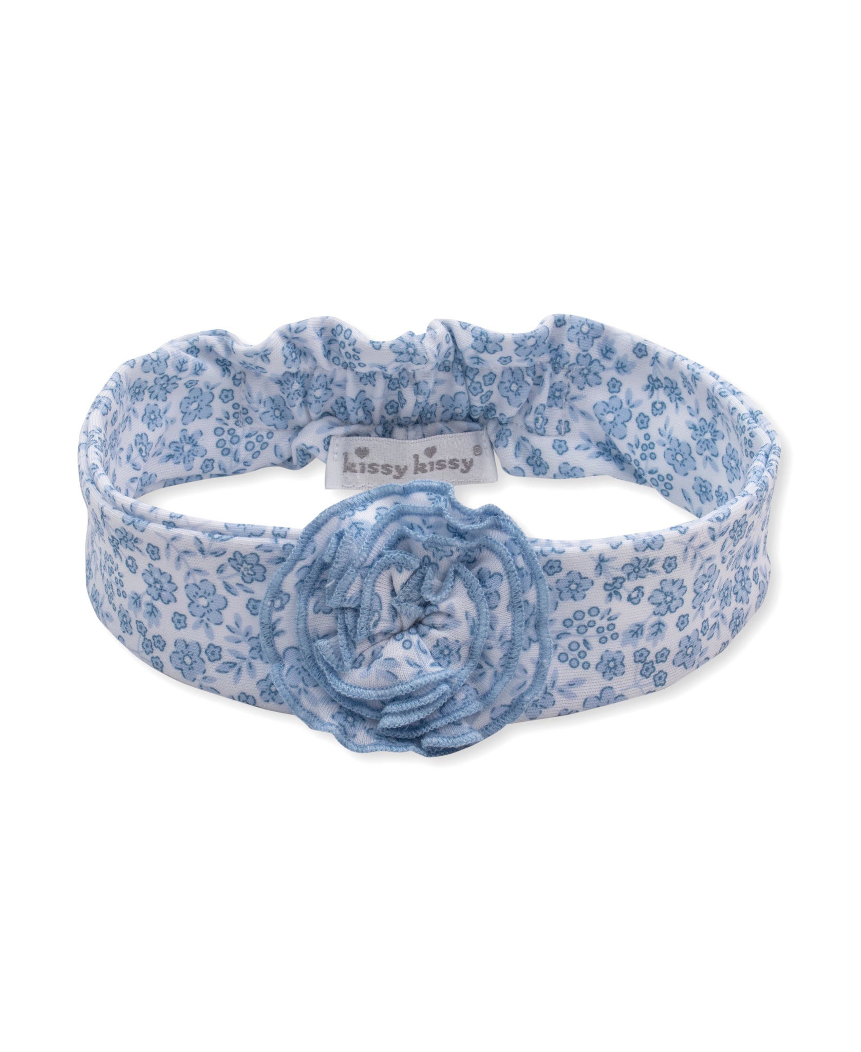 Fall Blooms Blue Headband - Kissy Kissy