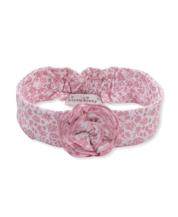 Fall Blooms Pink Headband - Kissy Kissy