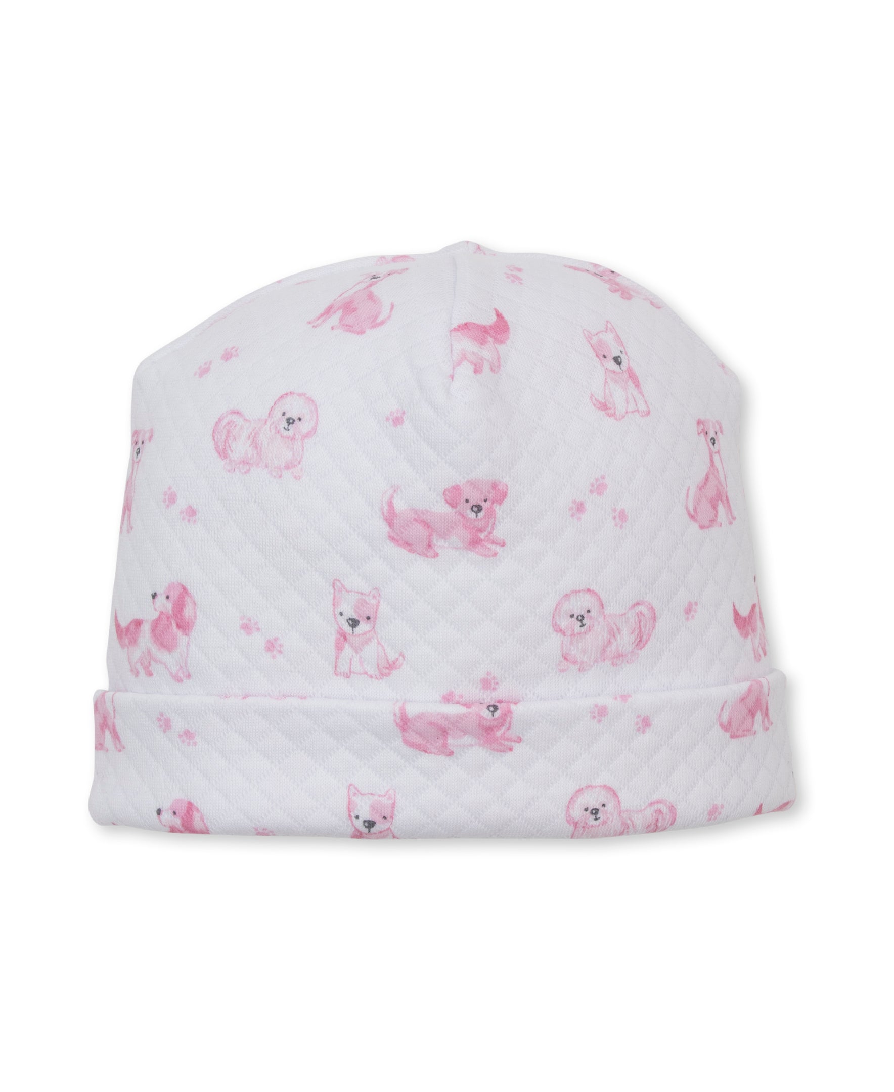 Puppy Paws Pink Jacquard Hat - Kissy Kissy