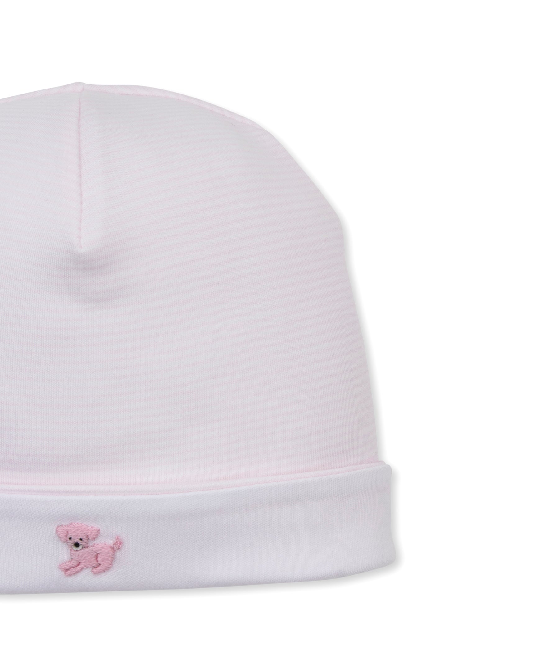 Premier Puppy Paws Pink Hand Emb. Stripe Hat