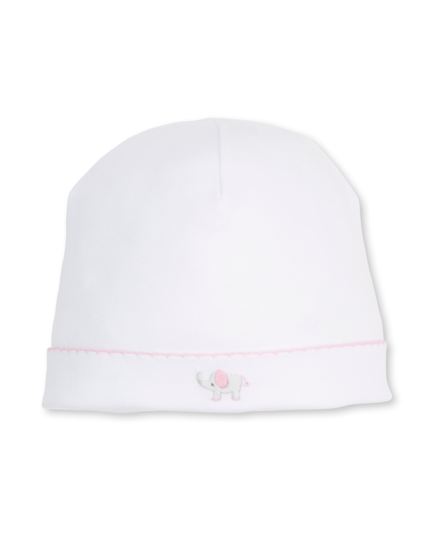 SCE Jungle Hang Out White/Pink Hand Emb. Hat - Kissy Kissy