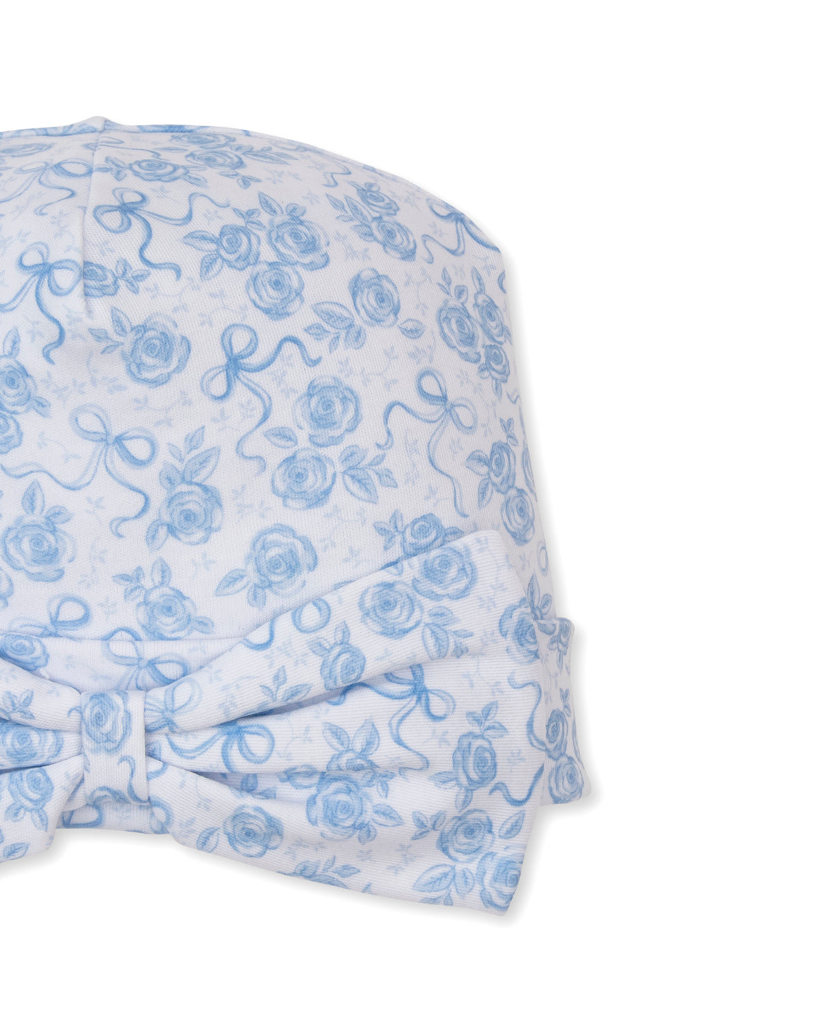 Roses & Bows Blue Novelty Hat - Kissy Kissy