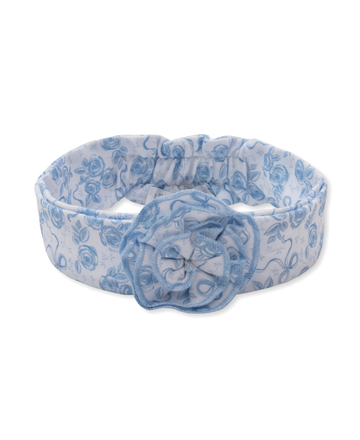 Roses & Bows Blue Headband - Kissy Kissy