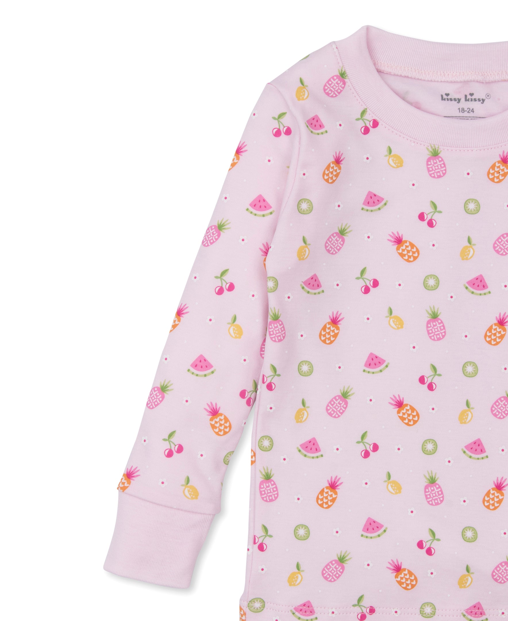 Fruit Fiesta Pink Toddler Pajama Set - Kissy Kissy