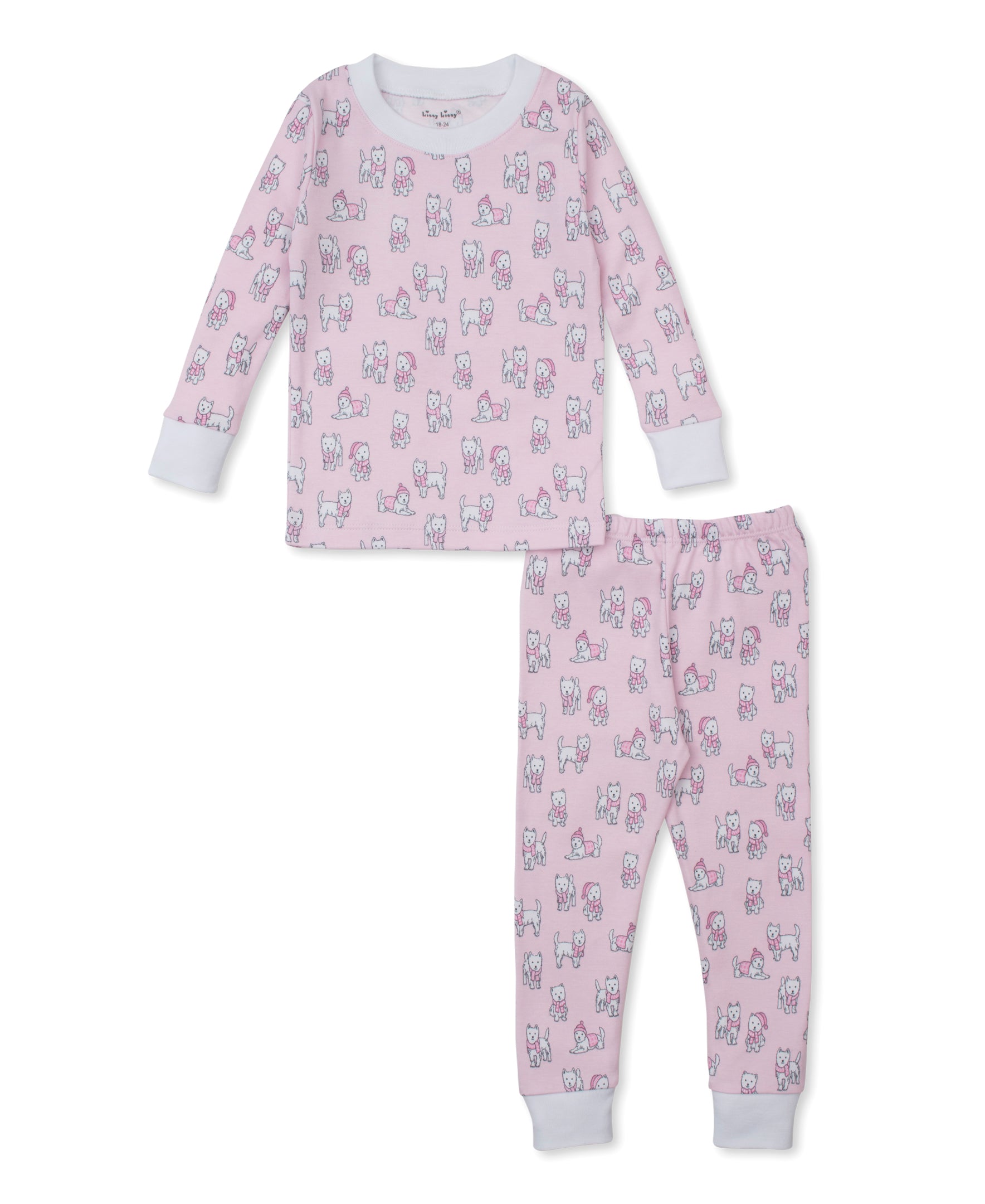 Pack of Pups Pink Pajama Set - Kissy Kissy