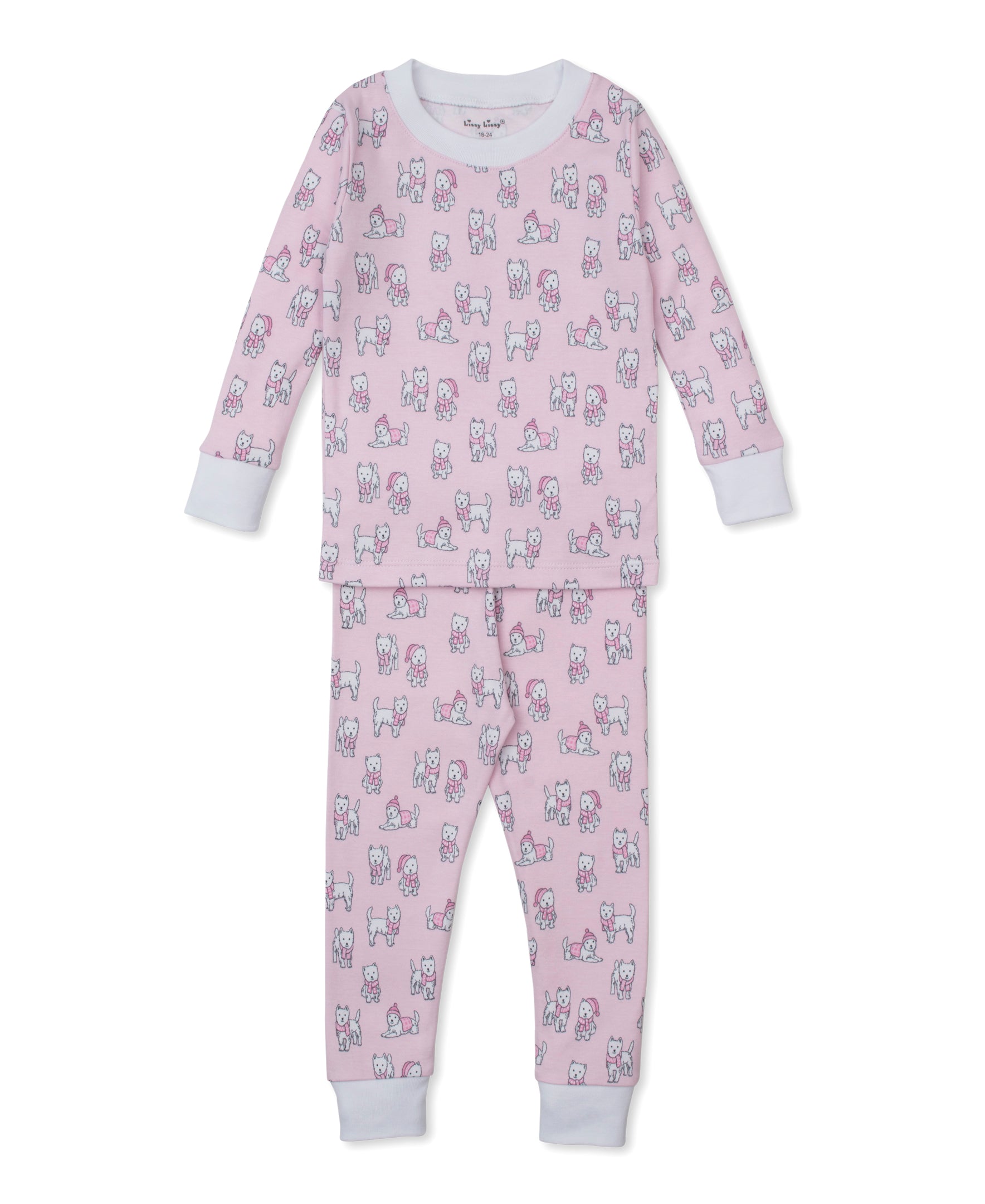 Pack of Pups Pink Toddler Pajama Set - Kissy Kissy