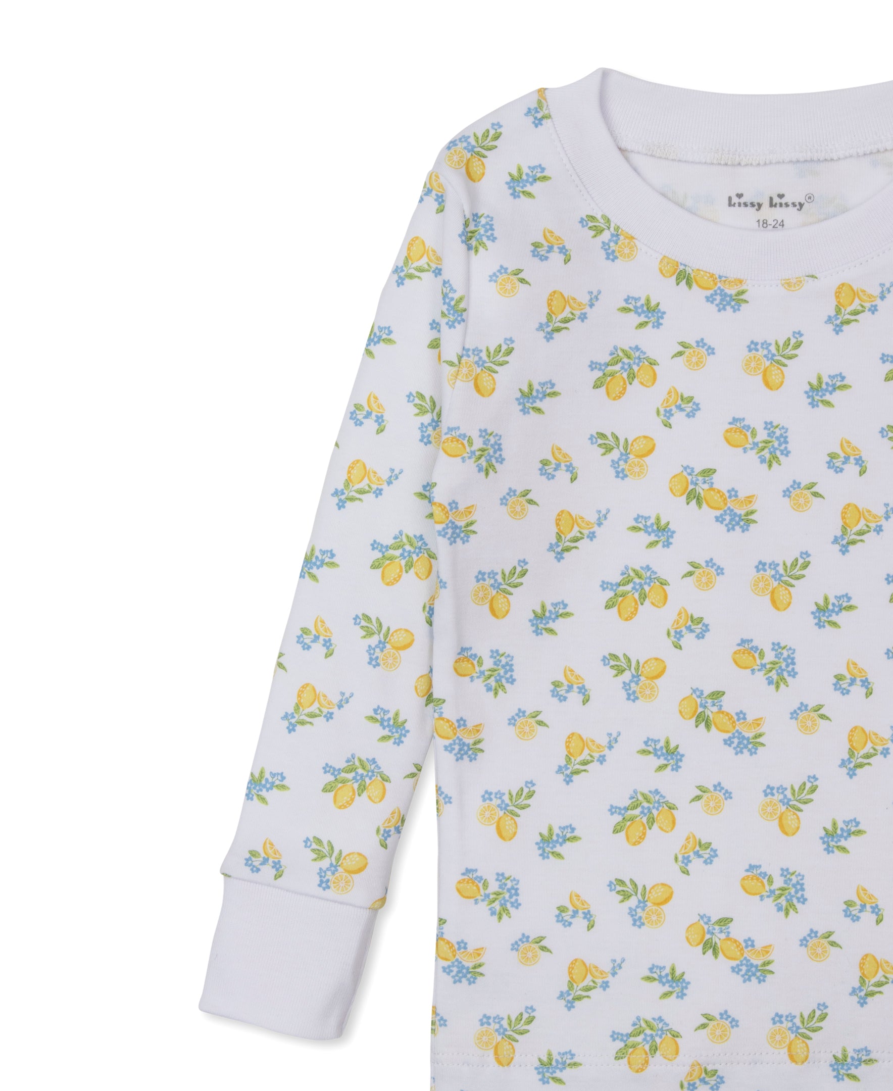 Lemon Blossoms Toddler Pajama Set