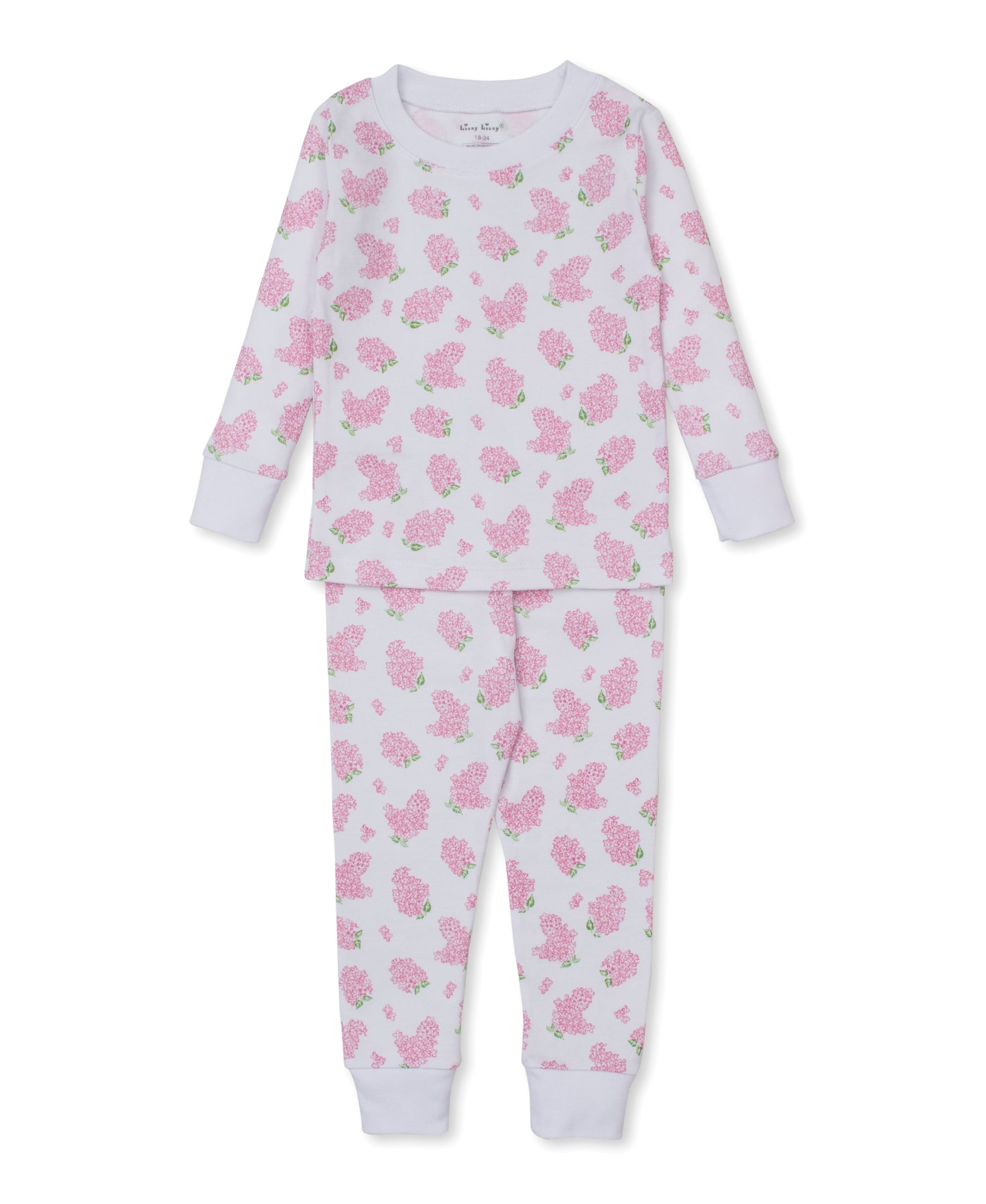 Lilac Love Pink Toddler Pajama Set - Kissy Kissy