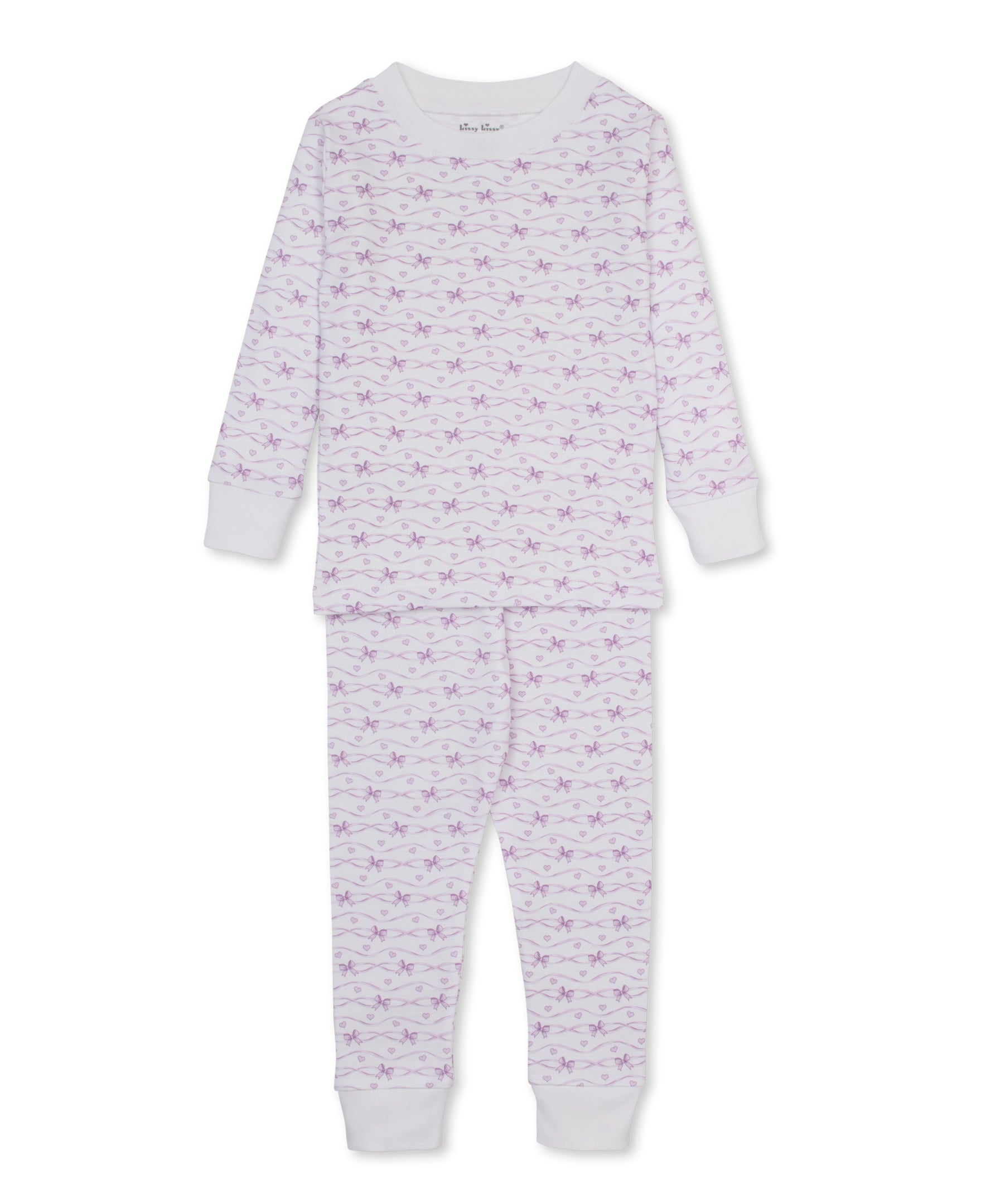 Baby Bows Lilac Pajama Set