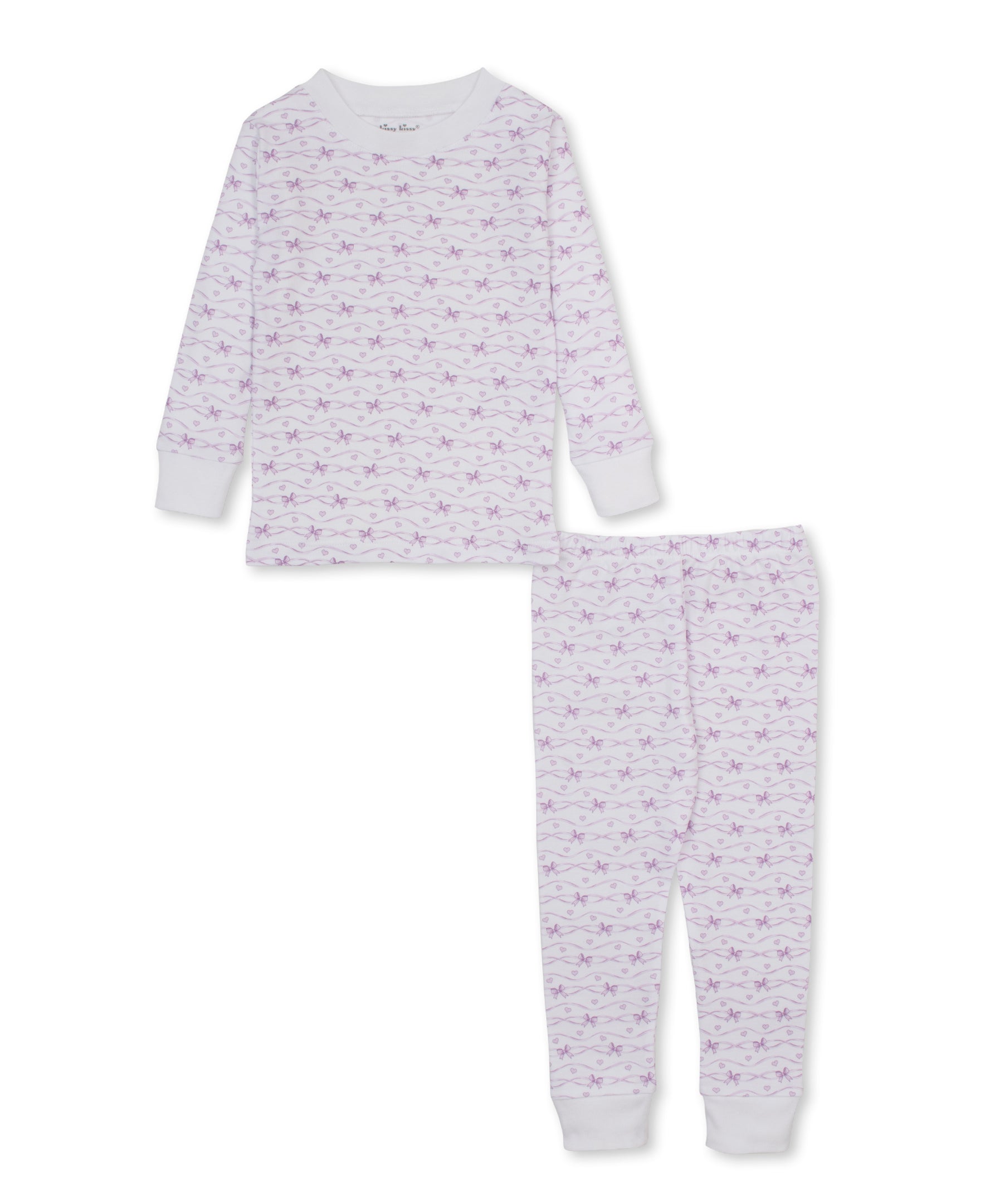 Baby Bows Lilac Pajama Set
