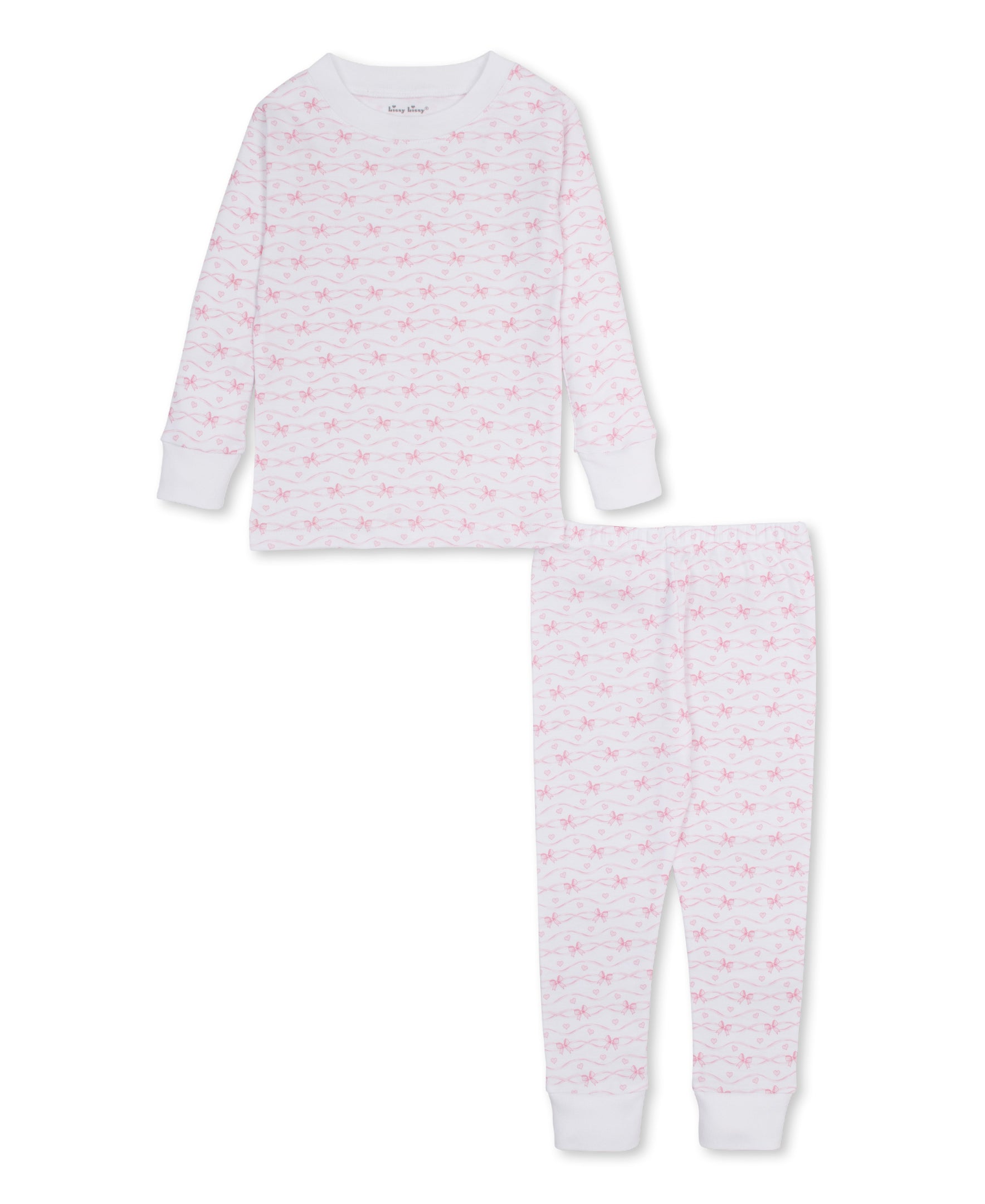 Baby Bows Pink Pajama Set
