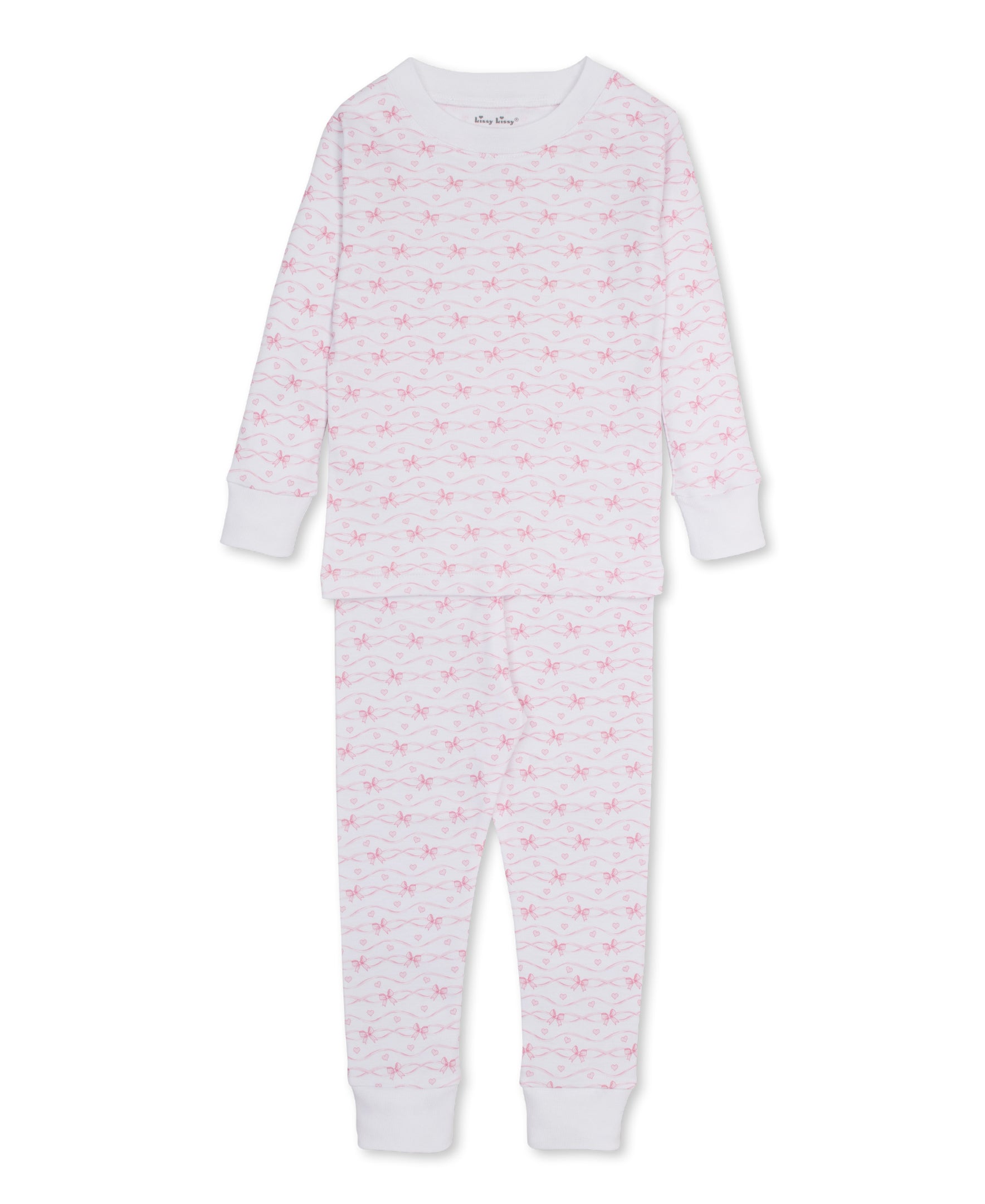 Baby Bows Pink Toddler Pajama Set