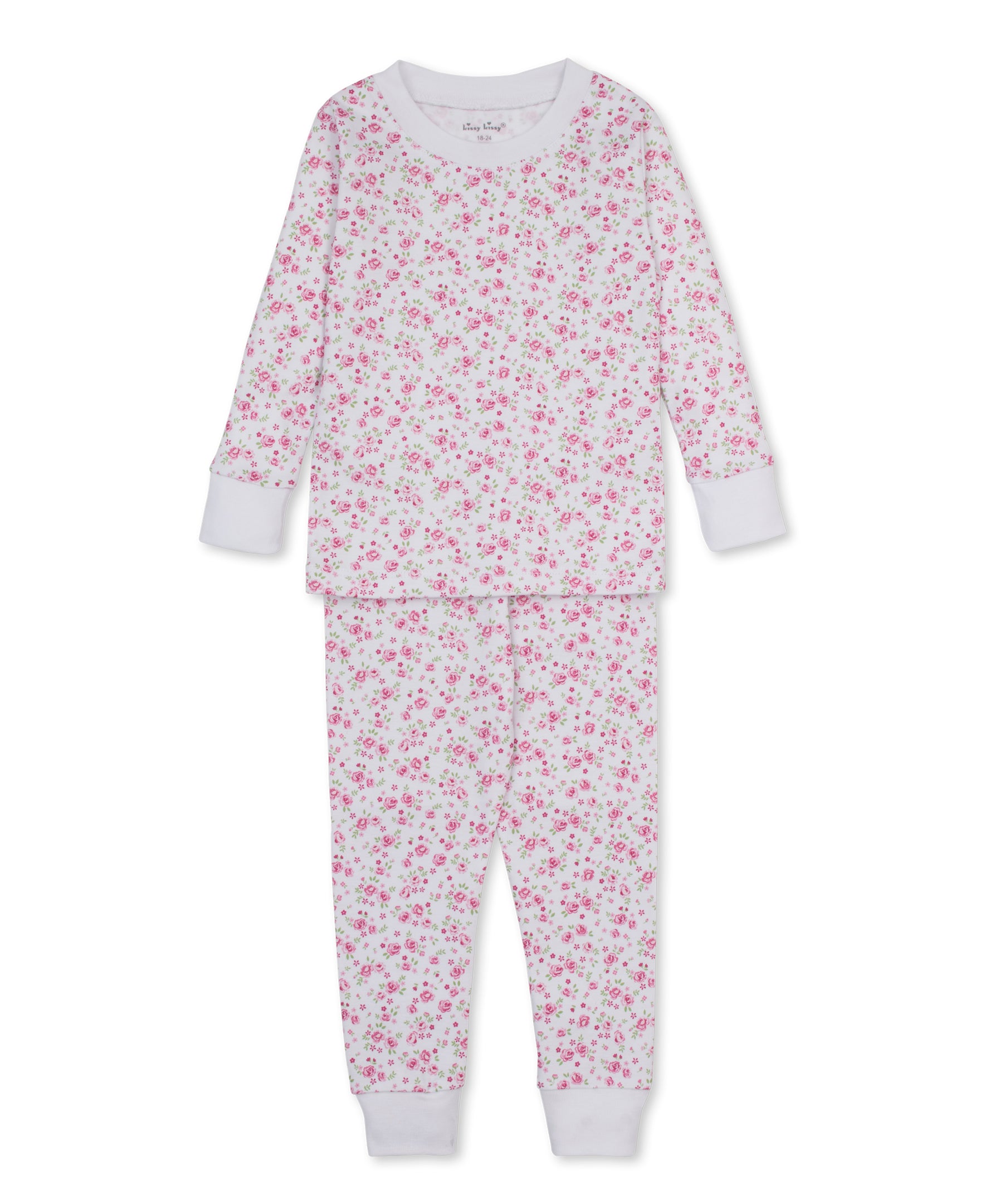 Cottage Roses Pink Pajama Set - Kissy Kissy