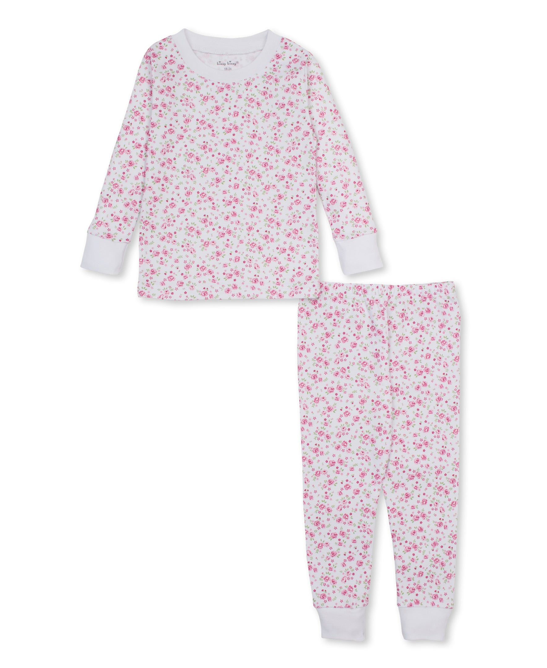 Cottage Roses Pink Pajama Set - Kissy Kissy