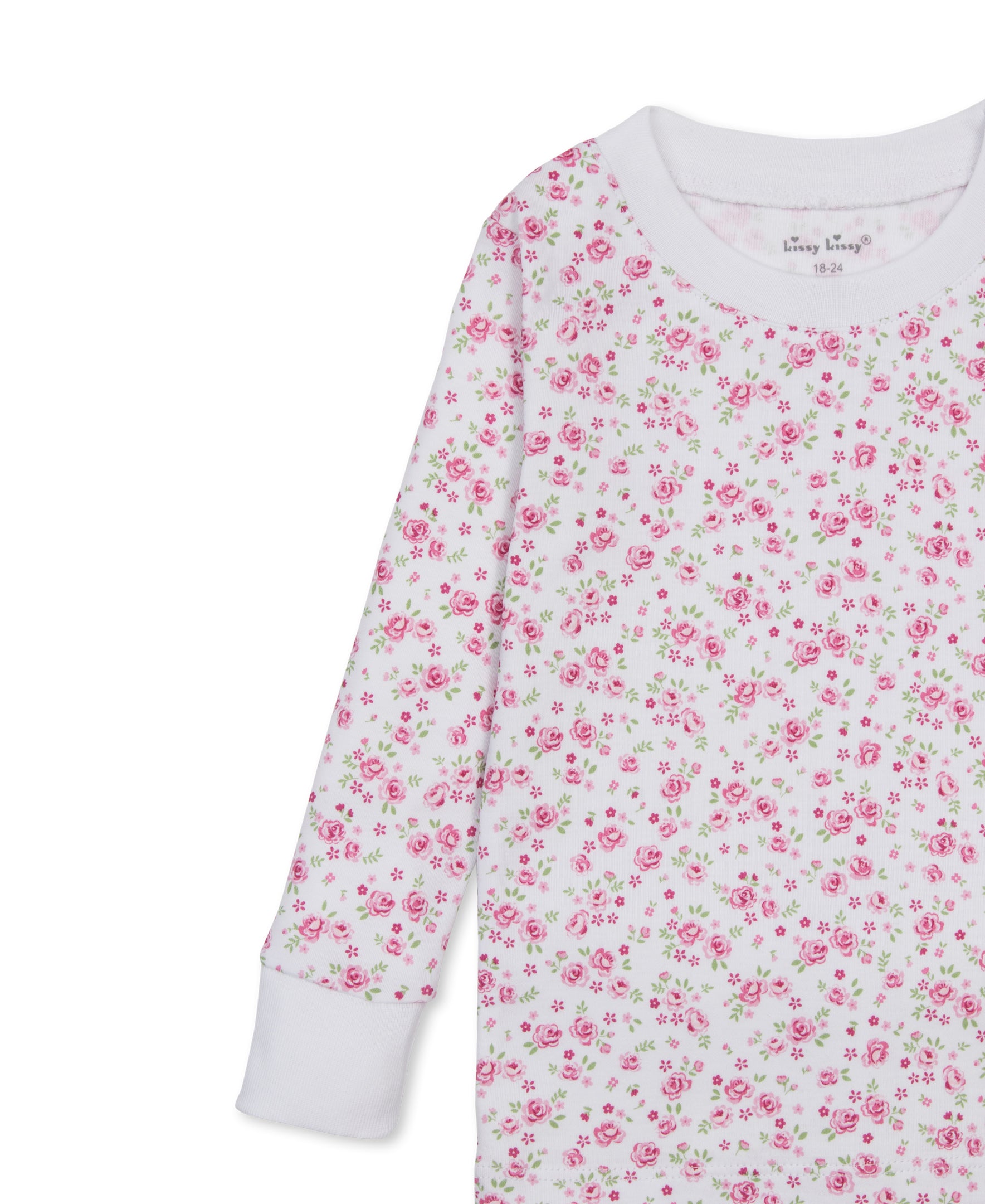 Cottage Roses Pink Pajama Set - Kissy Kissy