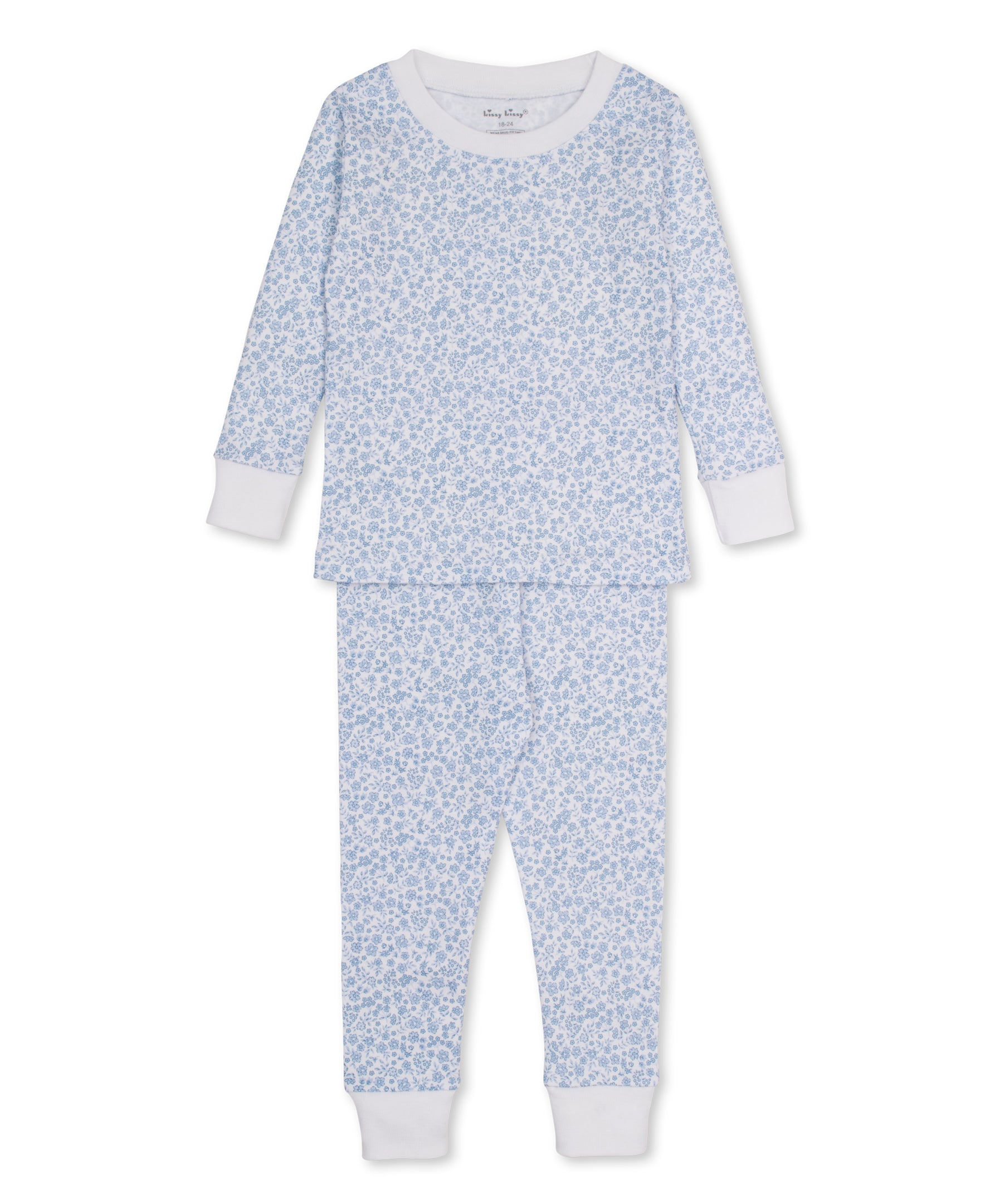 Fall Blooms Blue Pajama Set - Kissy Kissy