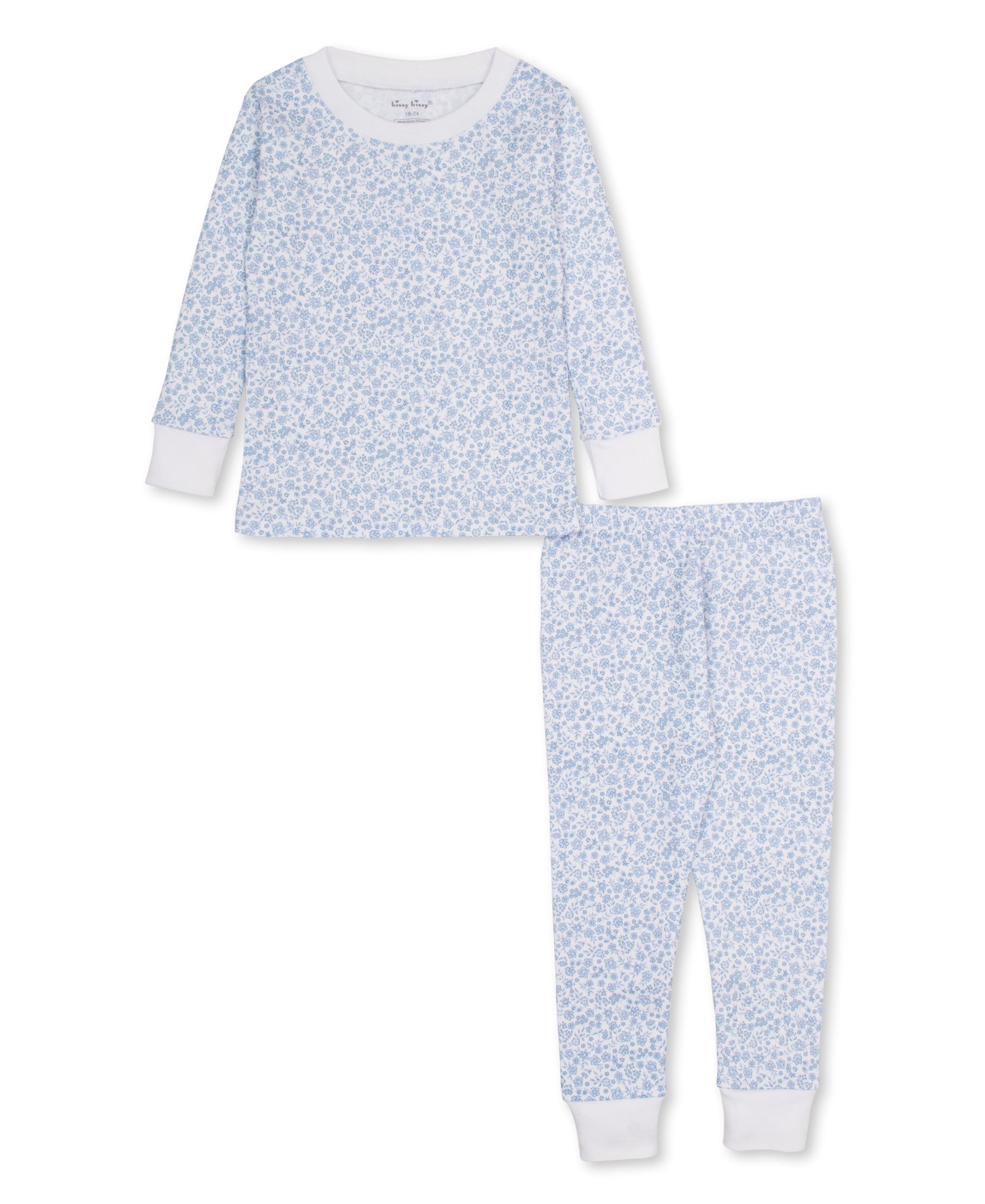 Fall Blooms Blue Pajama Set - Kissy Kissy